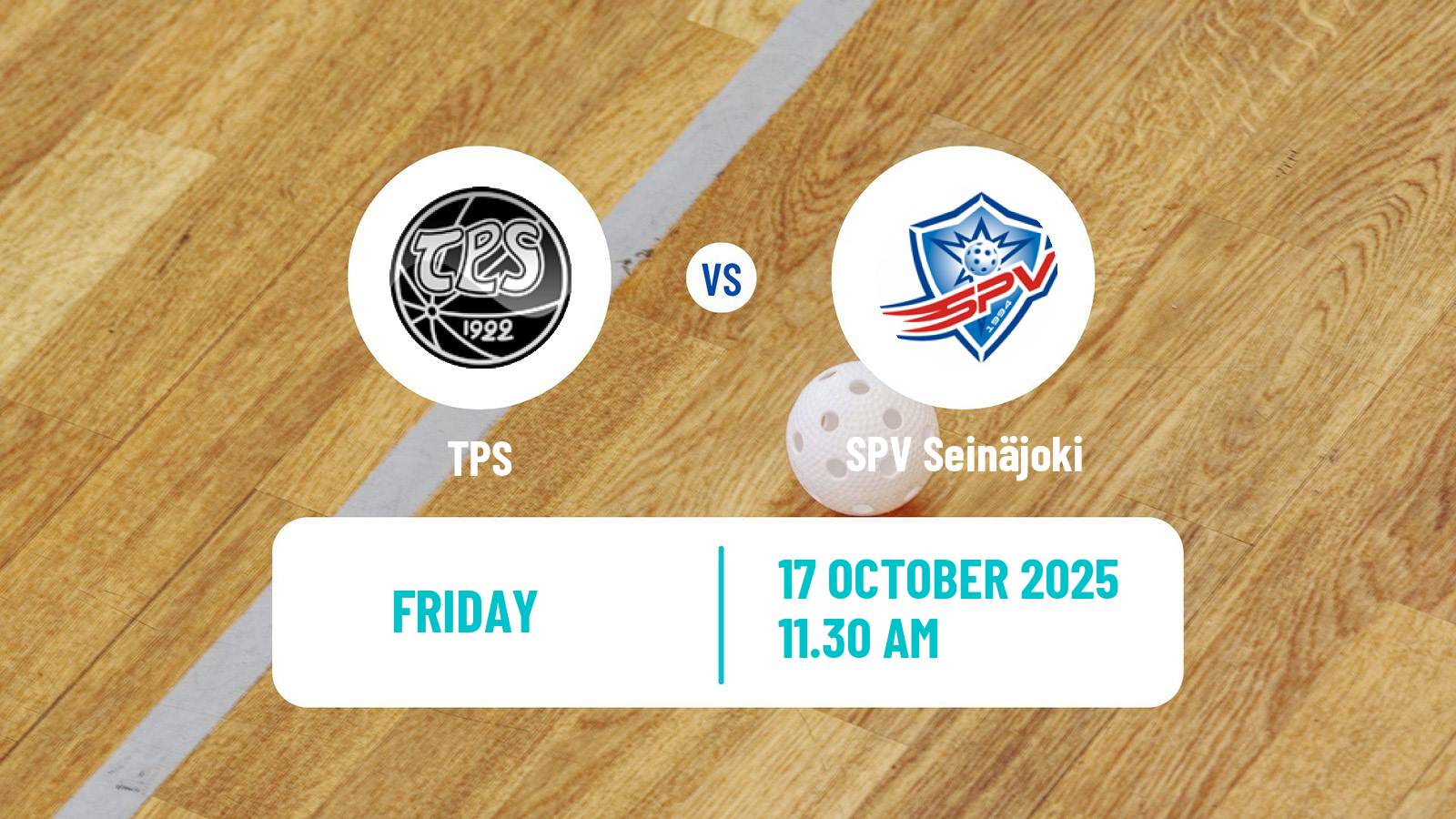Floorball Finnish F-Liiga TPS - SPV Seinäjoki
