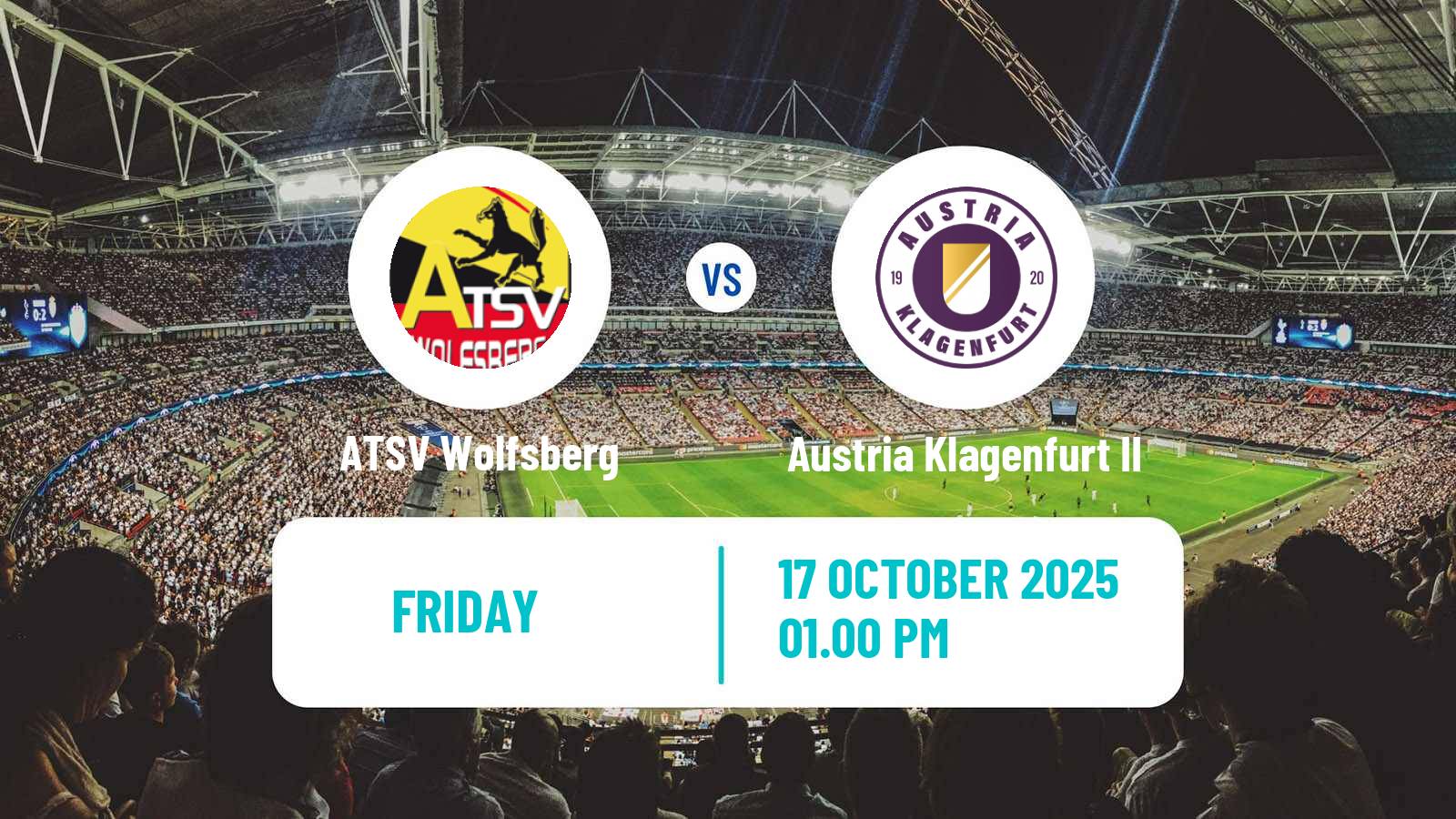 Football Austrian Landesliga Karnten ATSV Wolfsberg - Austria Klagenfurt II