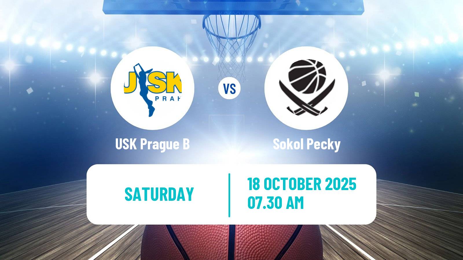 Basketball Czech 1 Liga Basketball Women USK Prague B - Sokol Pecky