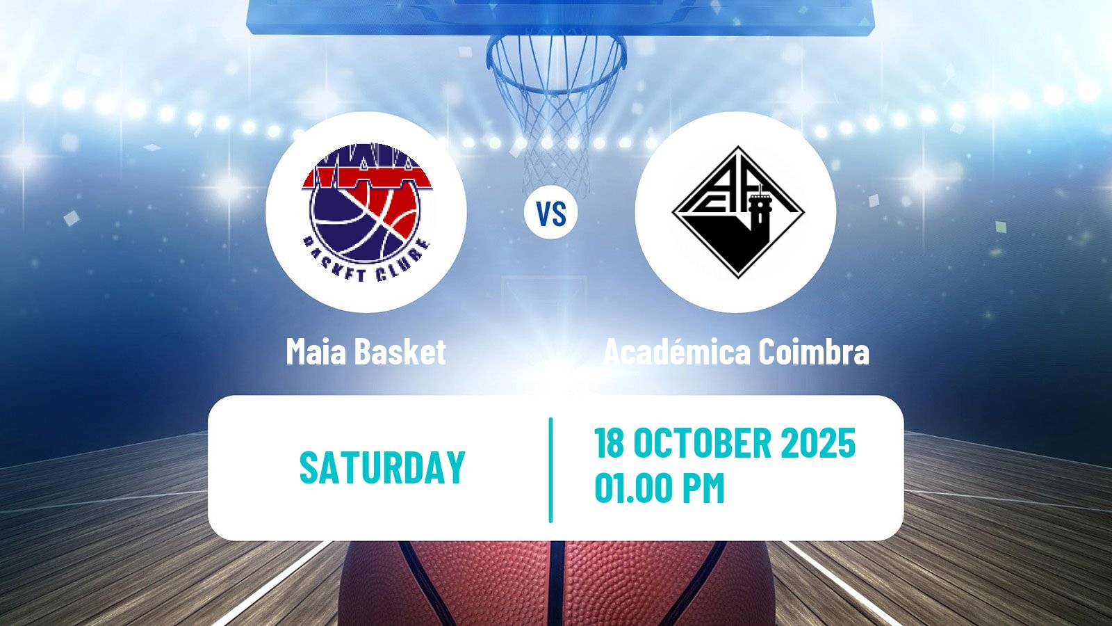 Basketball Portuguese Proliga Basketball Maia - Académica Coimbra