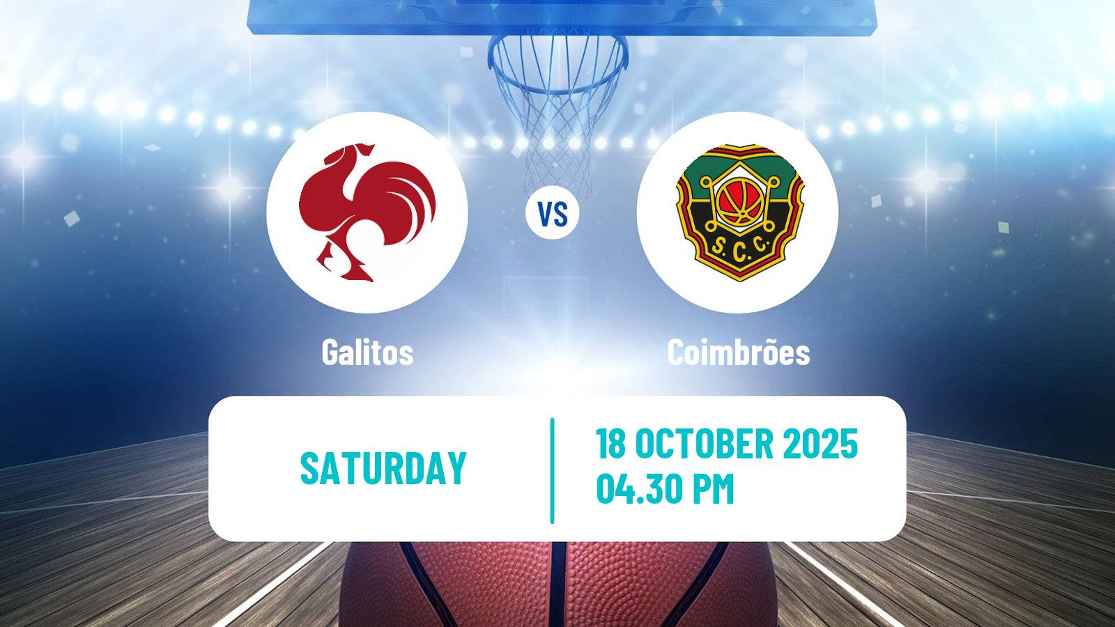 Basketball Portuguese LFB Galitos - Coimbrões