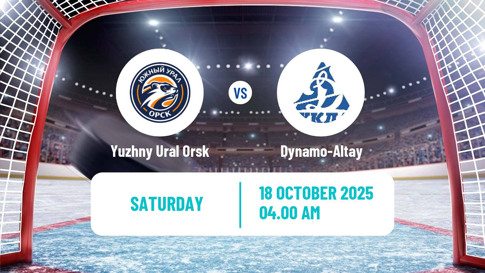 Hockey VHL Yuzhny Ural Orsk - Dynamo-Altay