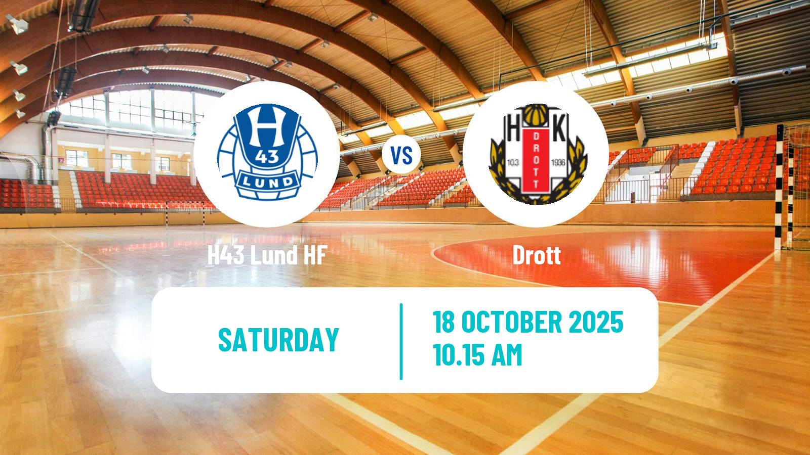 Handball Swedish Allsvenskan Handball H43 Lund - Drott