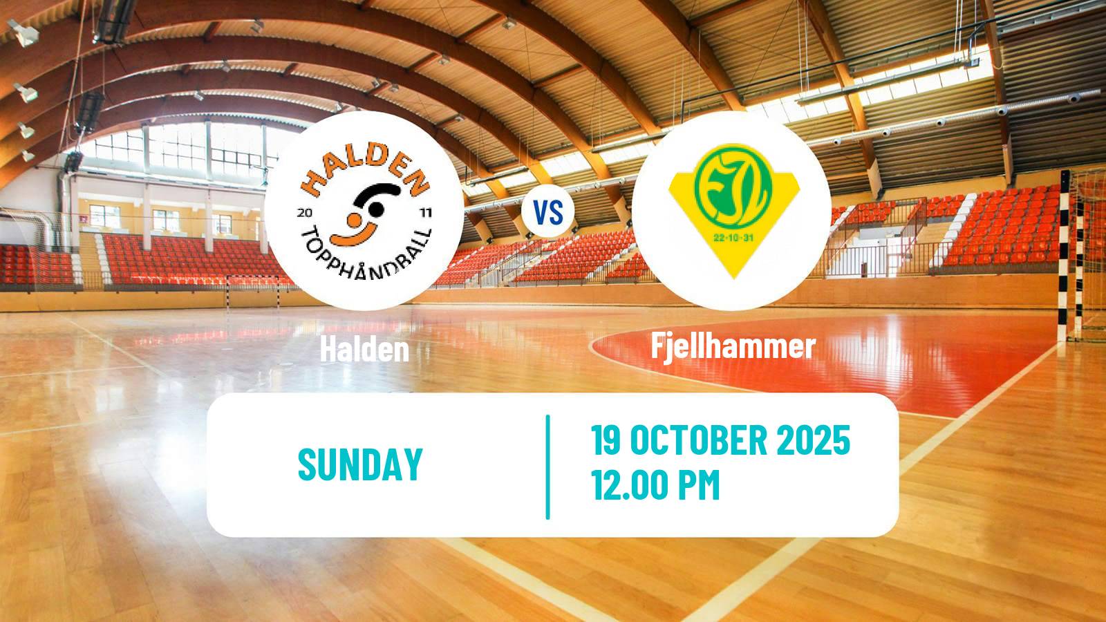 Handball Norwegian Eliteserien Handball Halden - Fjellhammer