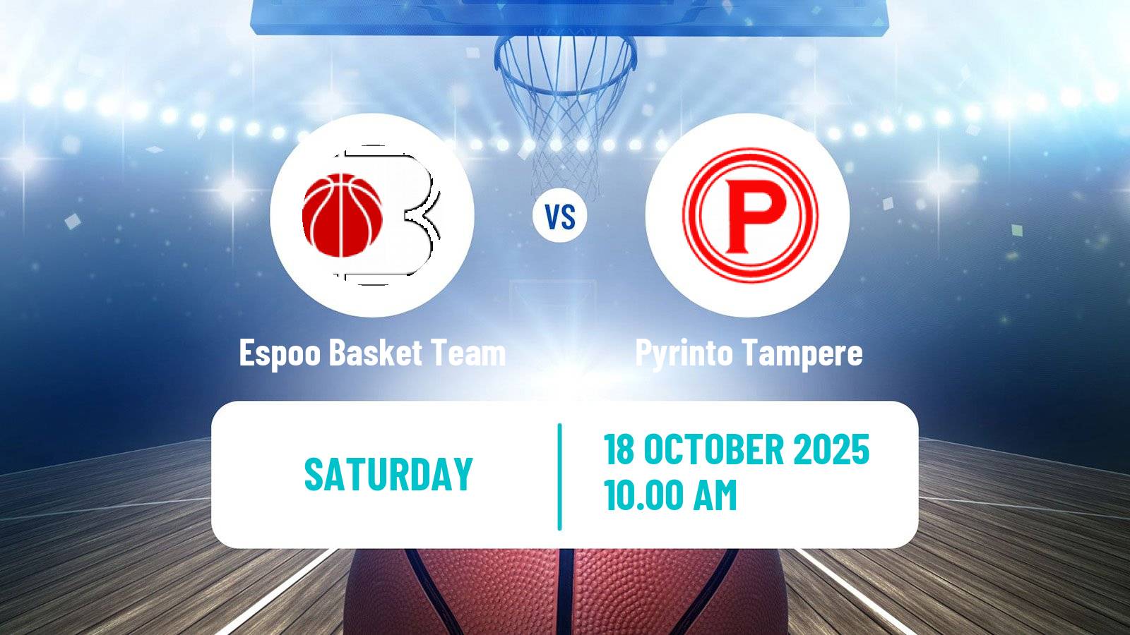 Basketball Finnish Korisliiga Women Espoo Basket Team - Pyrinto Tampere