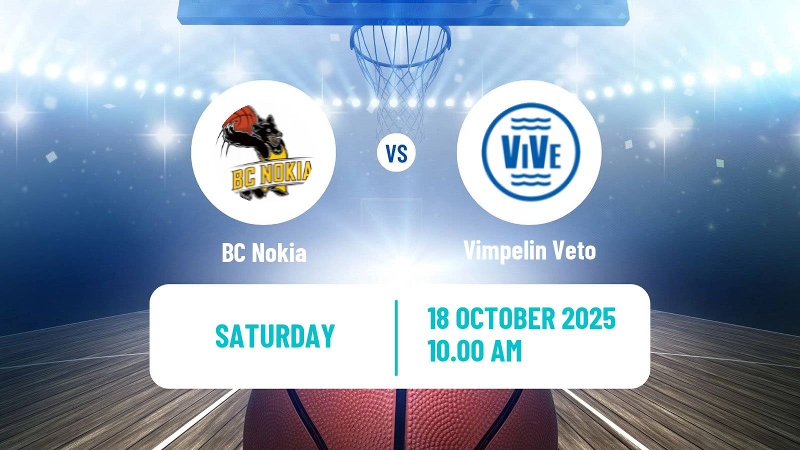 Basketball Finnish Korisliiga Women BC Nokia - Vimpelin Veto