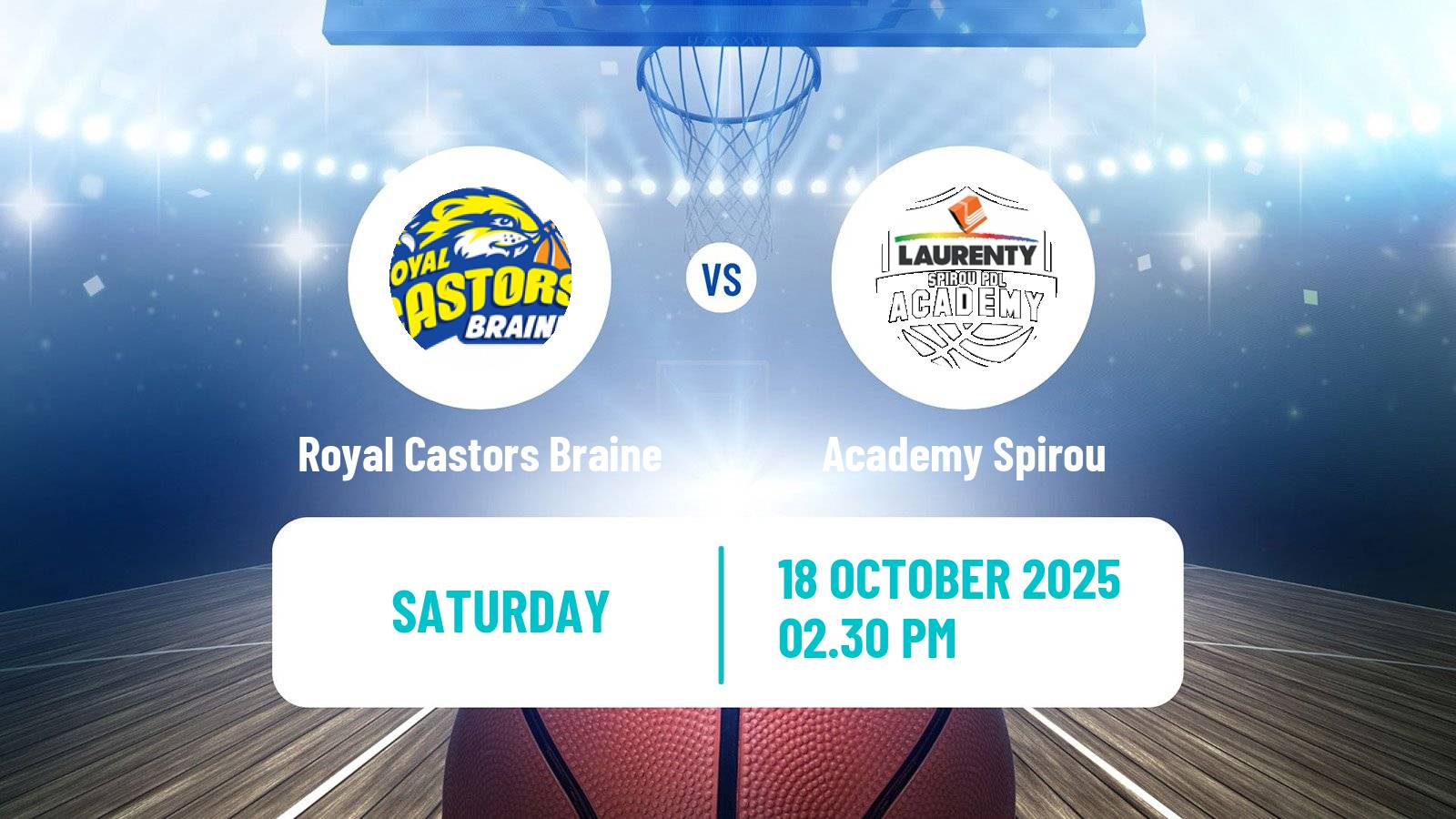 Basketball Belgian Top Division Basketball Women Royal Castors Braine - Academy Spirou