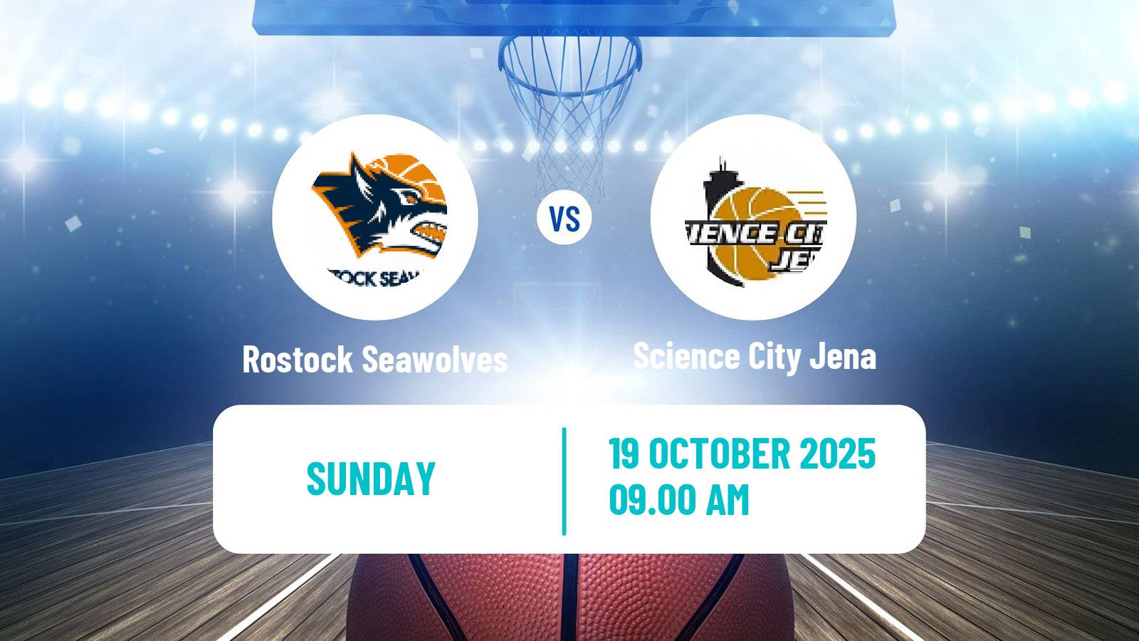 Basketball German Cup Basketball Rostock Seawolves - Science City Jena