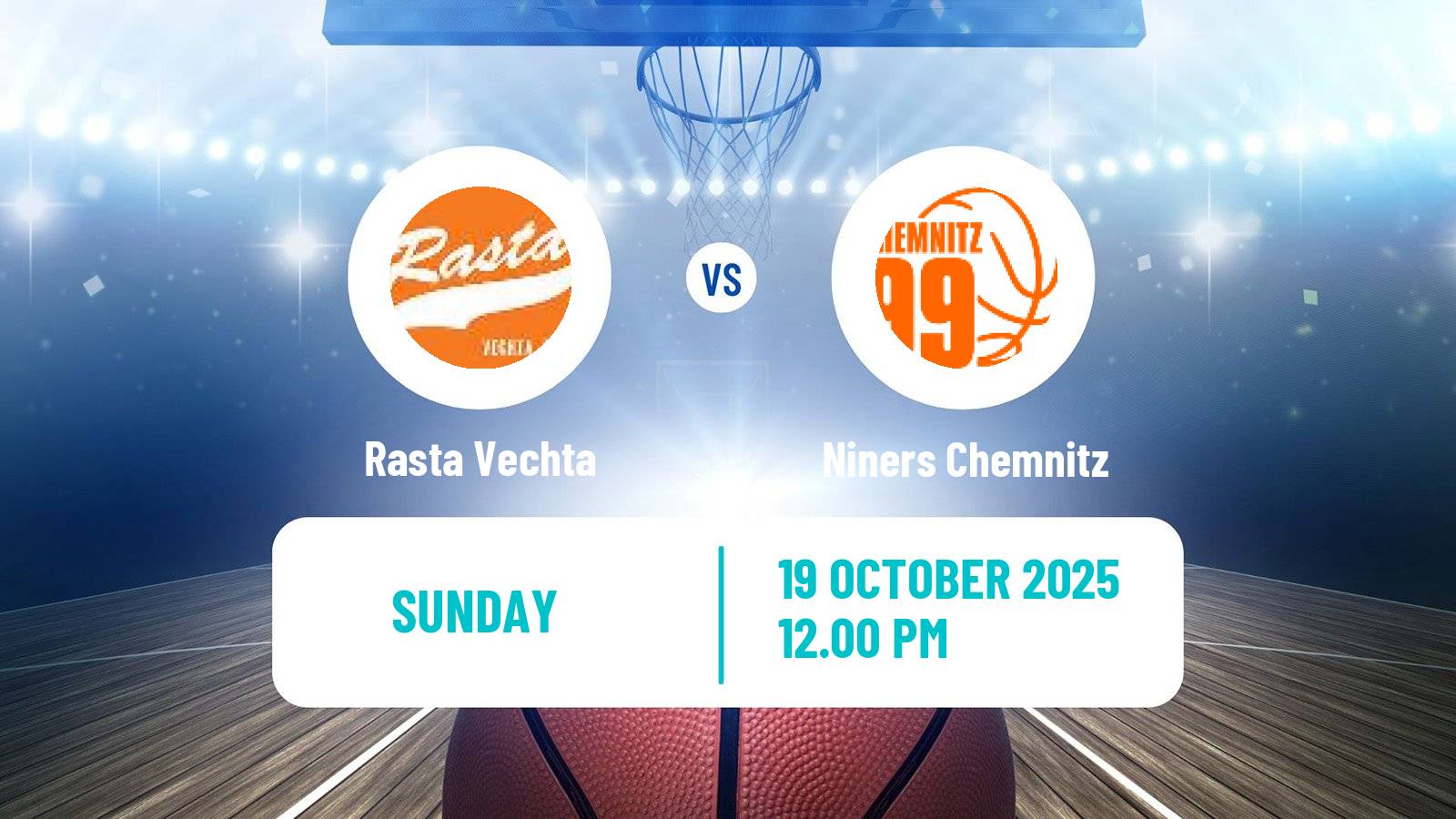 Basketball German Cup Basketball Rasta Vechta - Niners Chemnitz