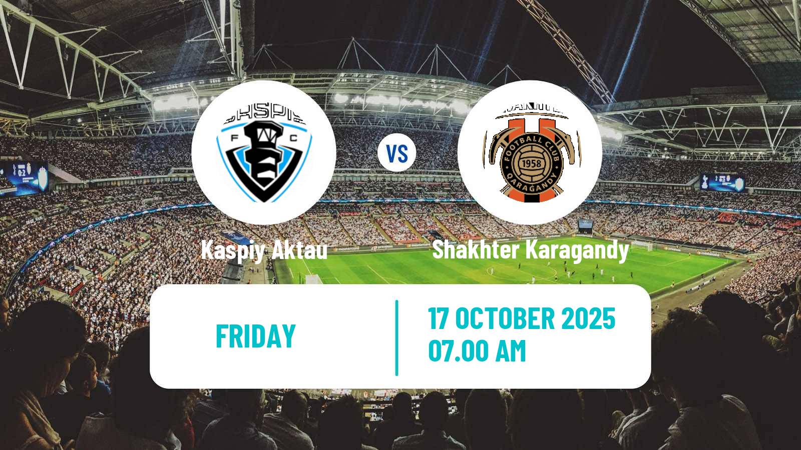 Football Kazakh First Division Kaspiy Aktau - Shakhter Karagandy
