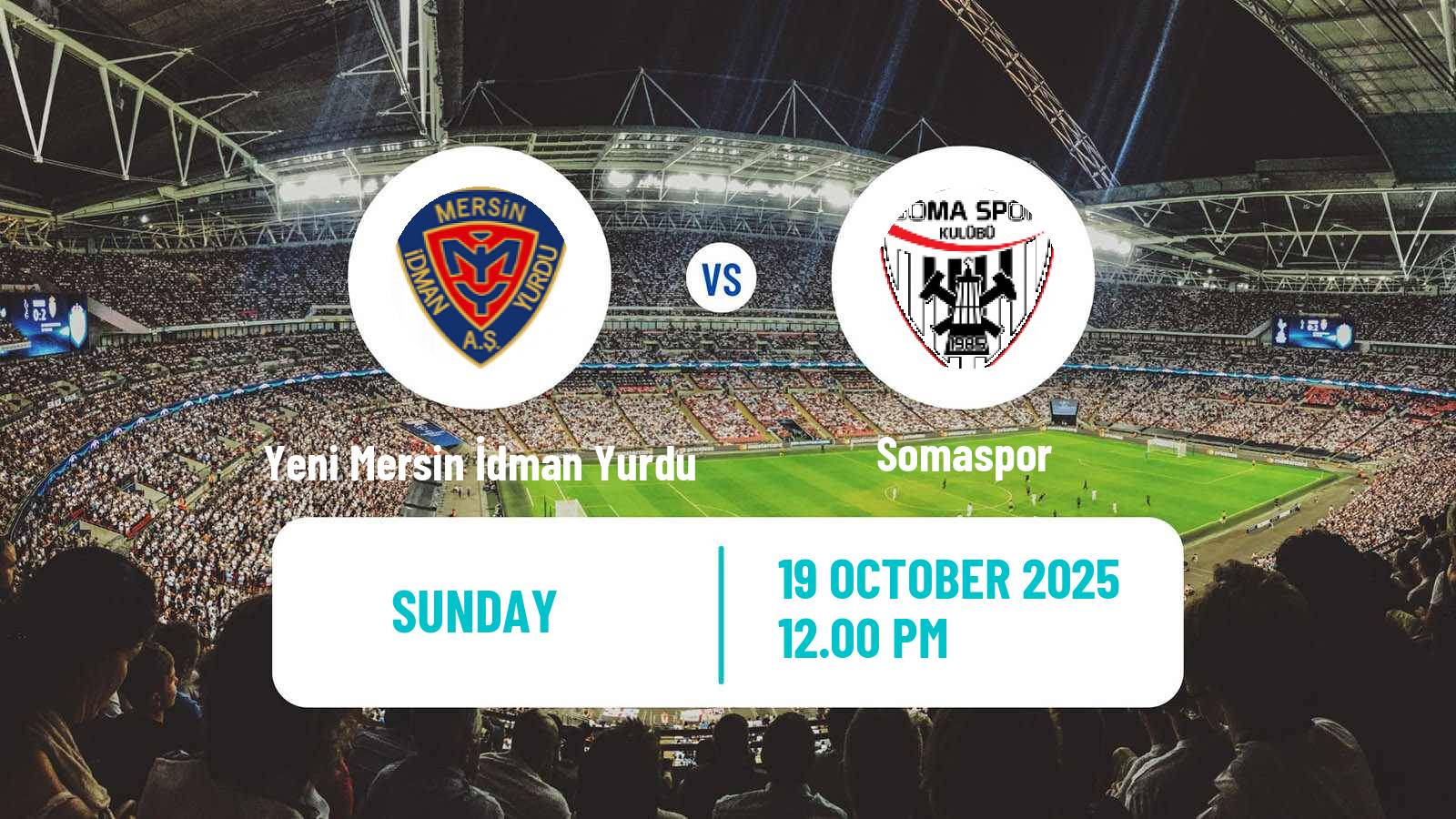 Football Turkish Second League Red Group Yeni Mersin İdman Yurdu - Somaspor