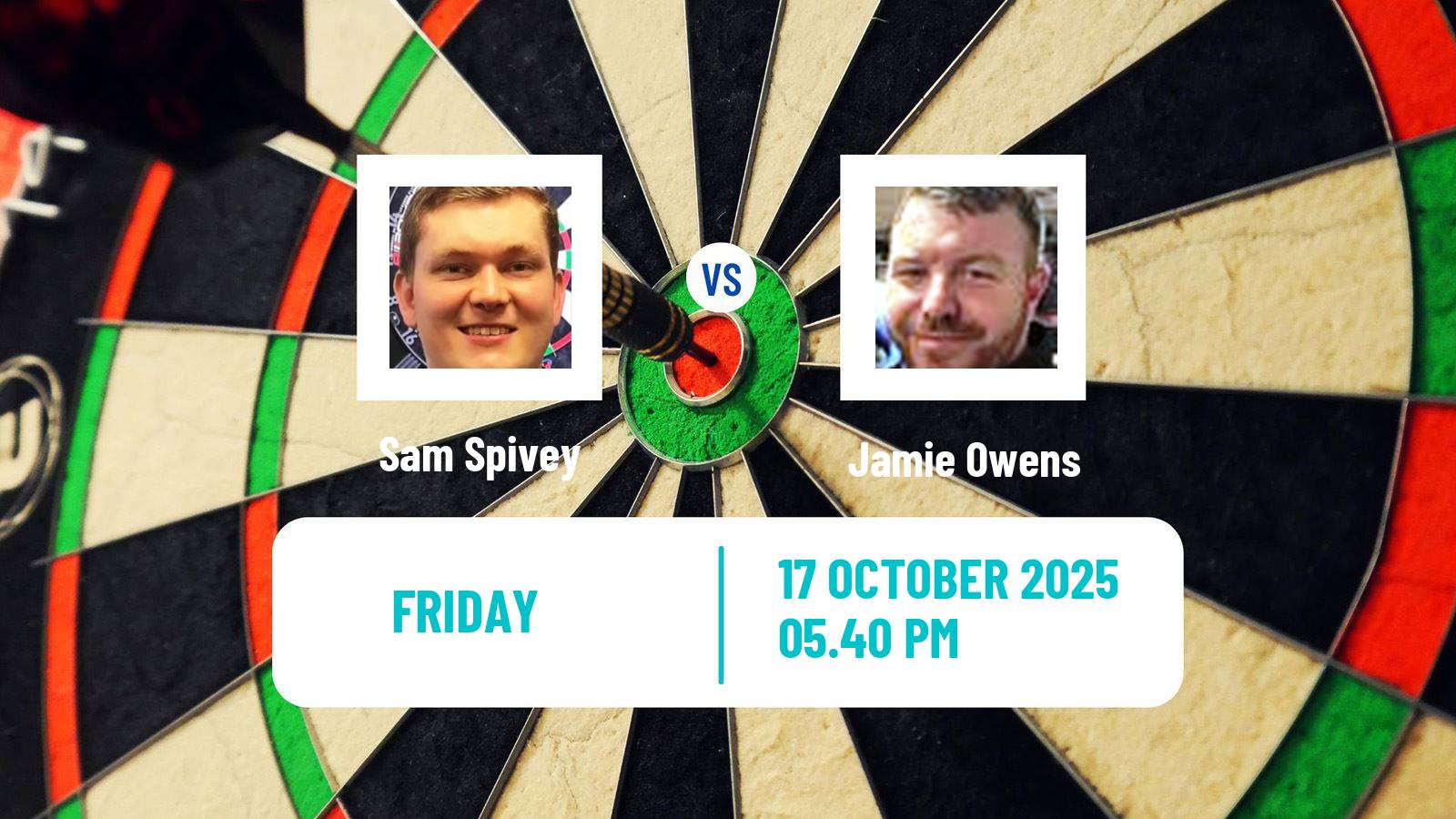 Darts Modus Super Series Sam Spivey - Jamie Owens