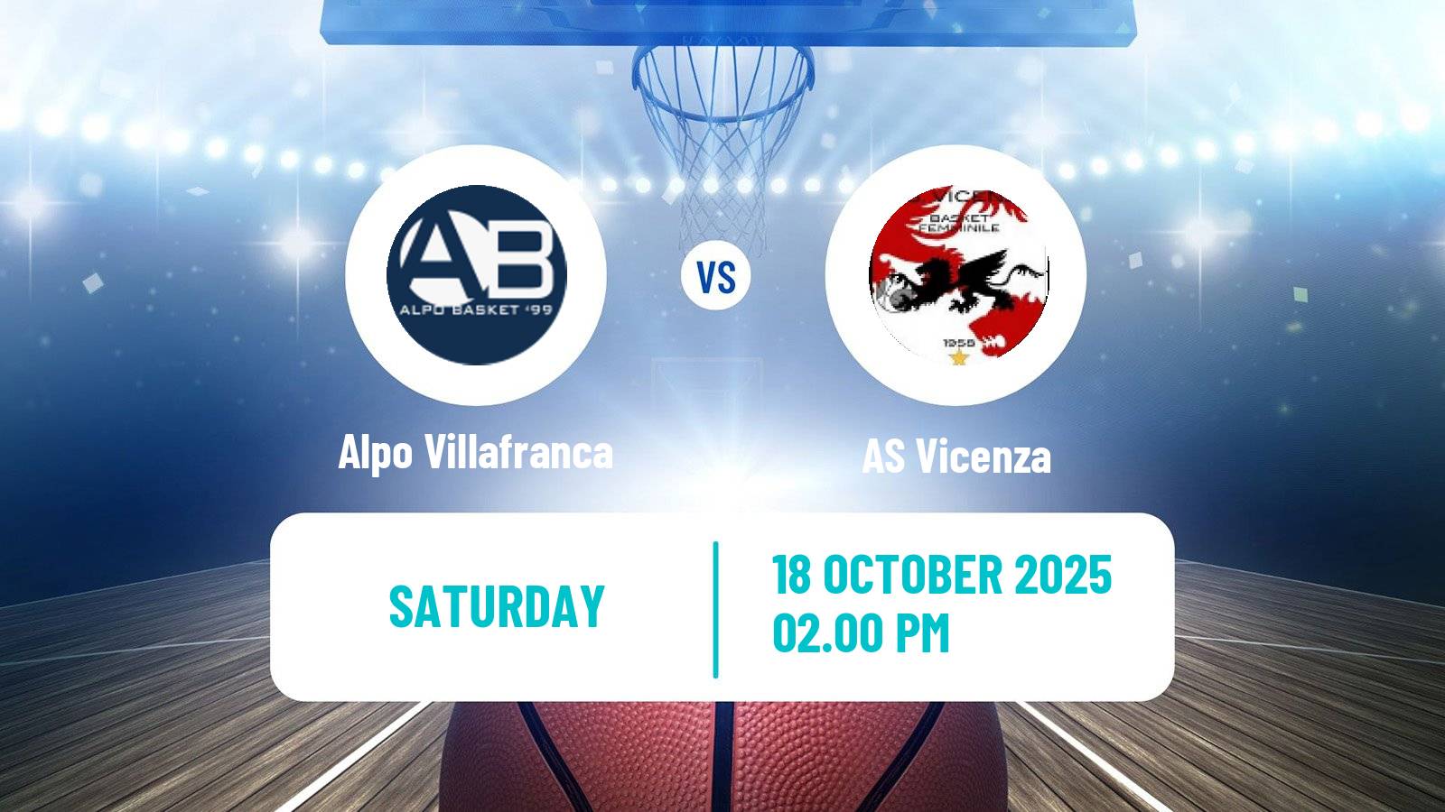 Basketball Serie A2 Basketball Women Group B Alpo Villafranca - Vicenza