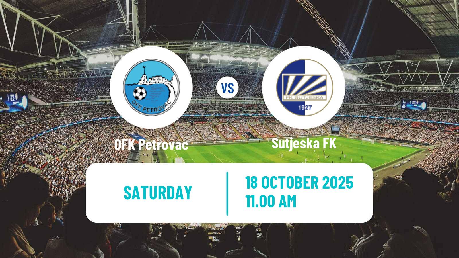 Football Montenegrin First League Petrovac - Sutjeska