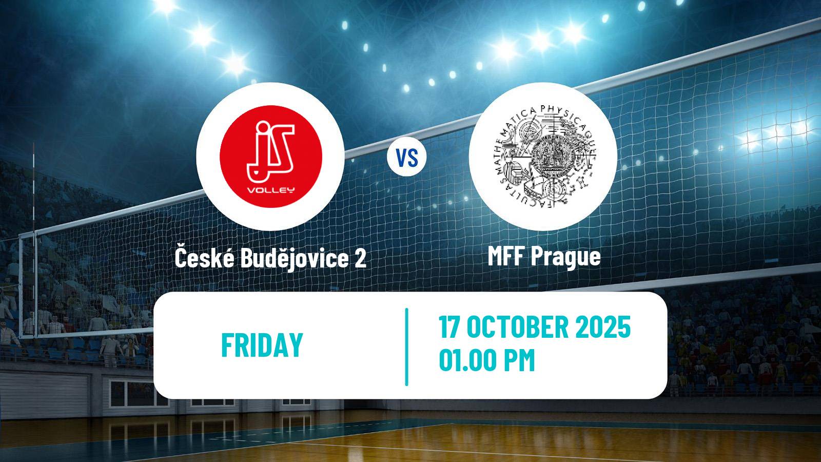 Volleyball Czech 1 Liga Volleyball České Budějovice 2 - MFF Prague