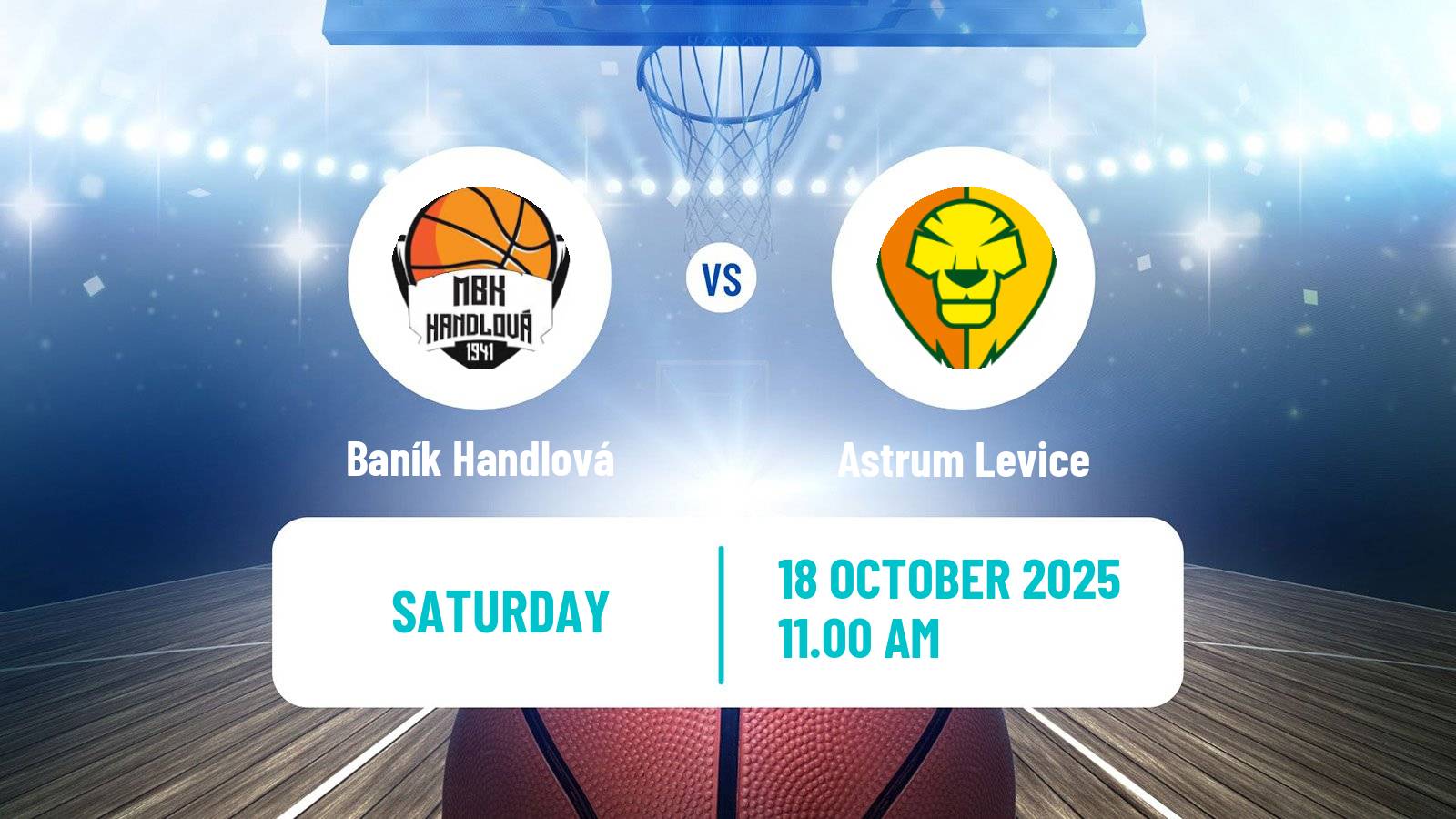 Basketball Slovak Extraliga Basketball Baník Handlová - Astrum Levice
