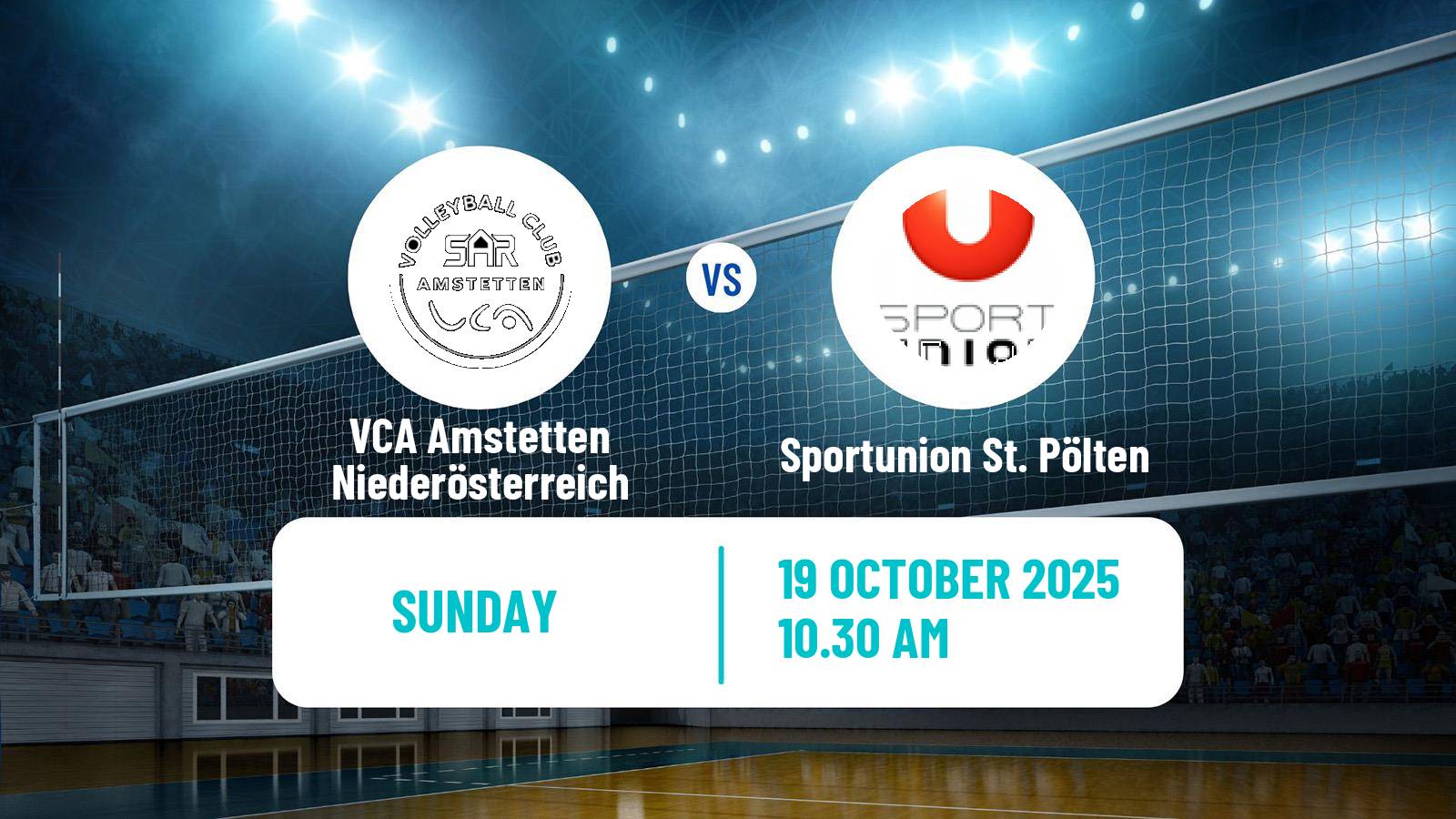 Volleyball Austrian Volley League VCA Amstetten Niederösterreich - Sportunion St. Pölten