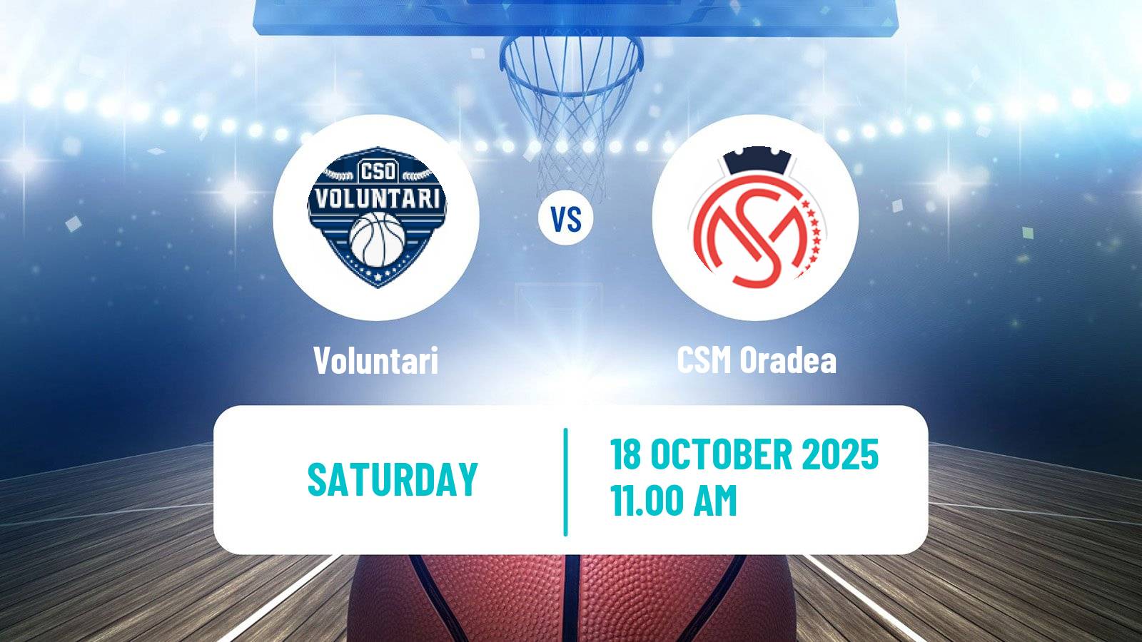 Basketball Romanian Divizia A Basketball Voluntari - CSM Oradea