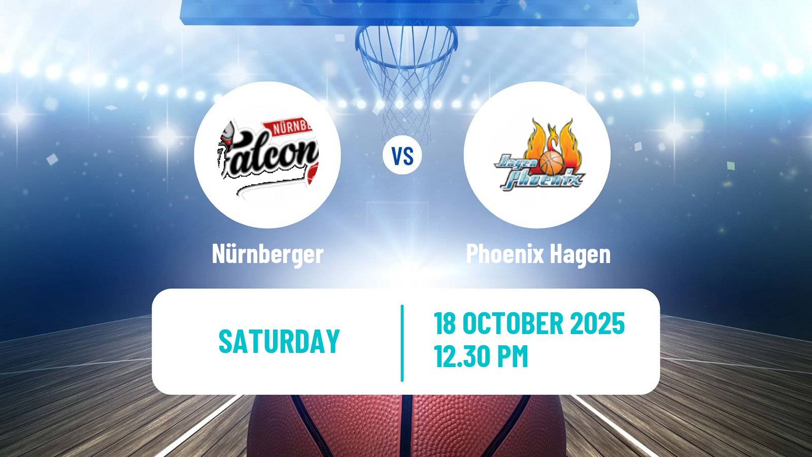 Basketball German Pro A Basketball Nürnberger - Phoenix Hagen