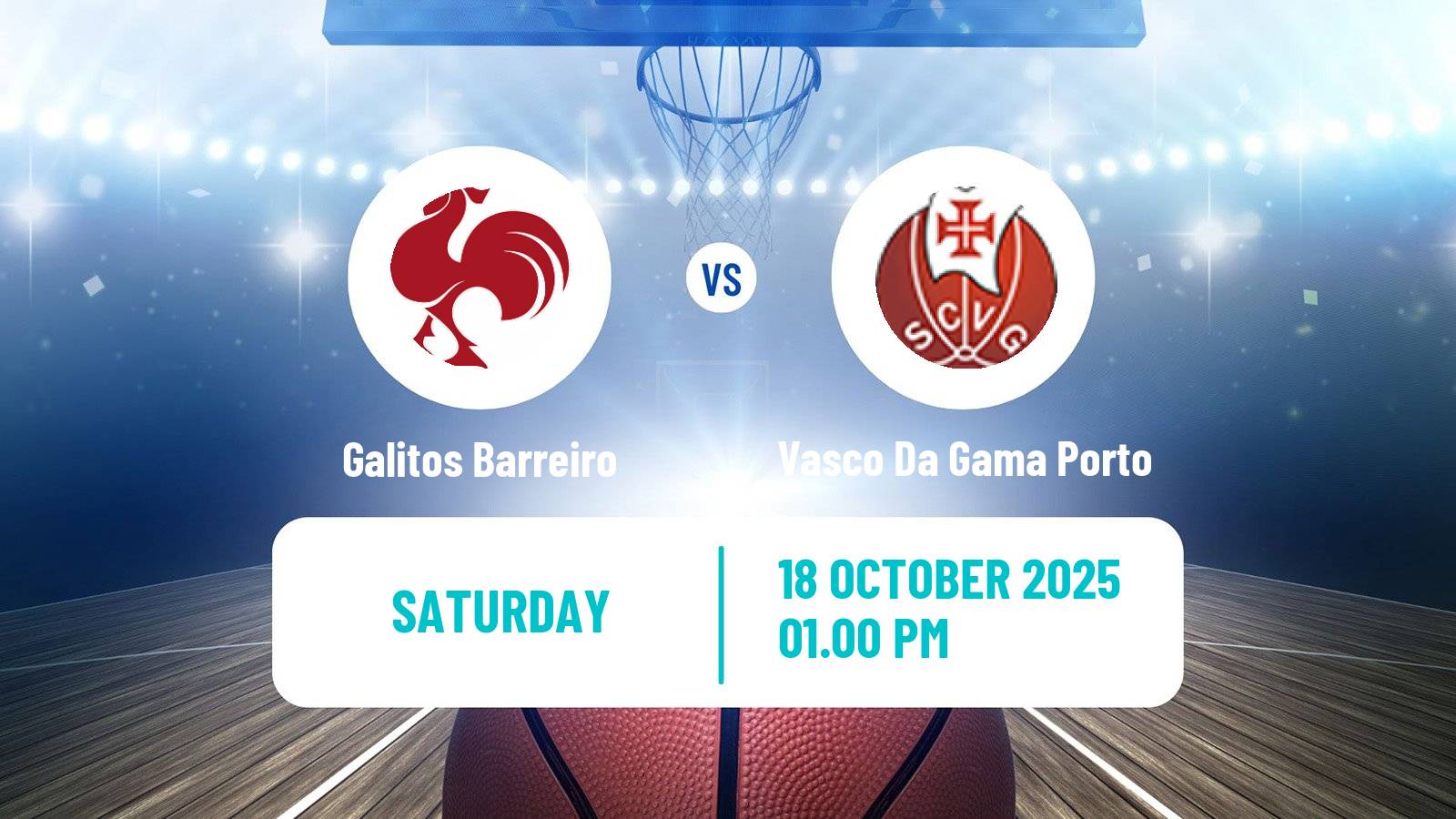 Basketball Portuguese LPB Galitos Barreiro - Vasco Da Gama Porto
