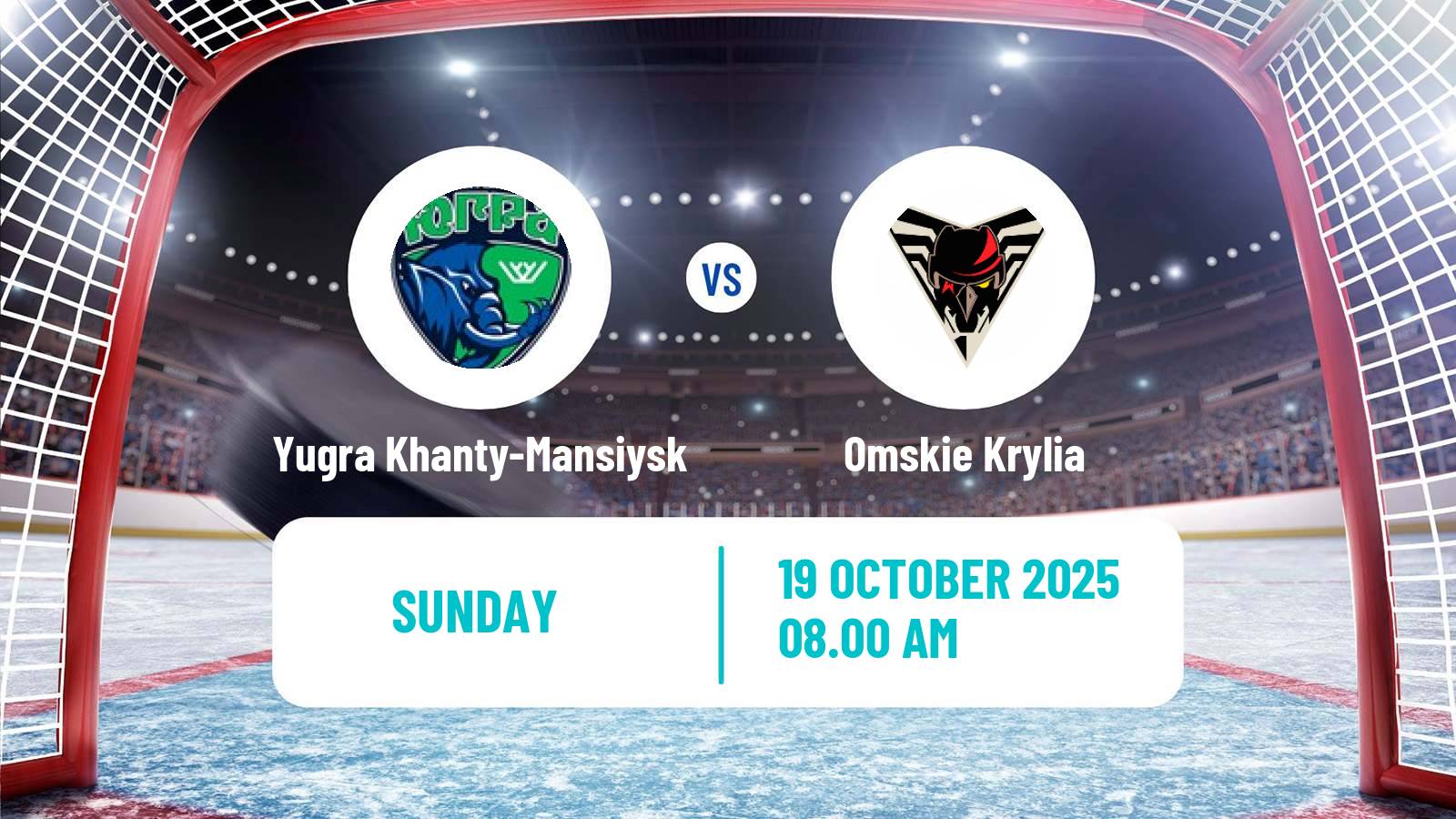 Hockey VHL Yugra Khanty-Mansiysk - Omskie Krylia