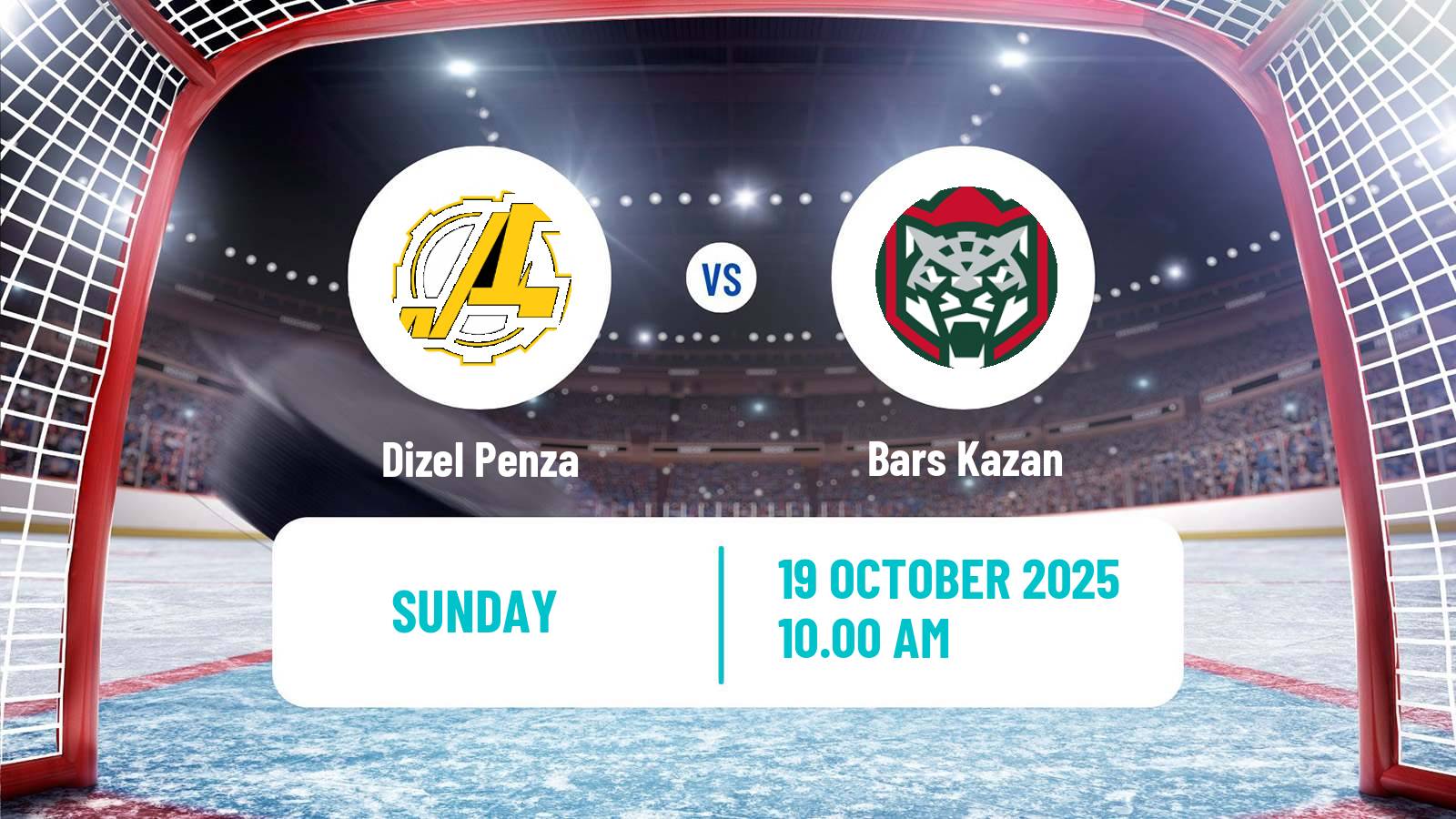 Hockey VHL Dizel Penza - Bars Kazan
