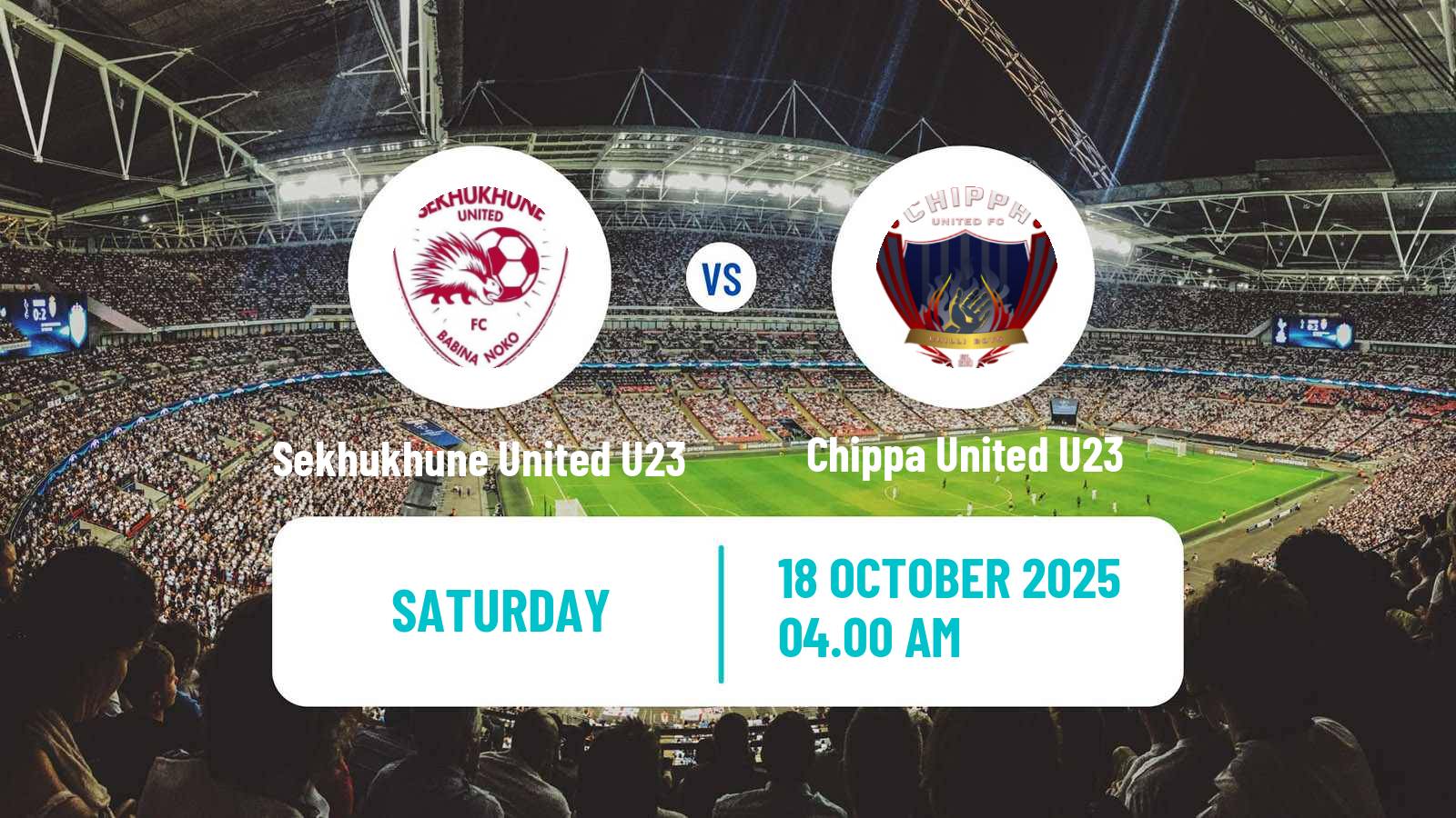 Football South African Diski Challenge Sekhukhune United U23 - Chippa United U23