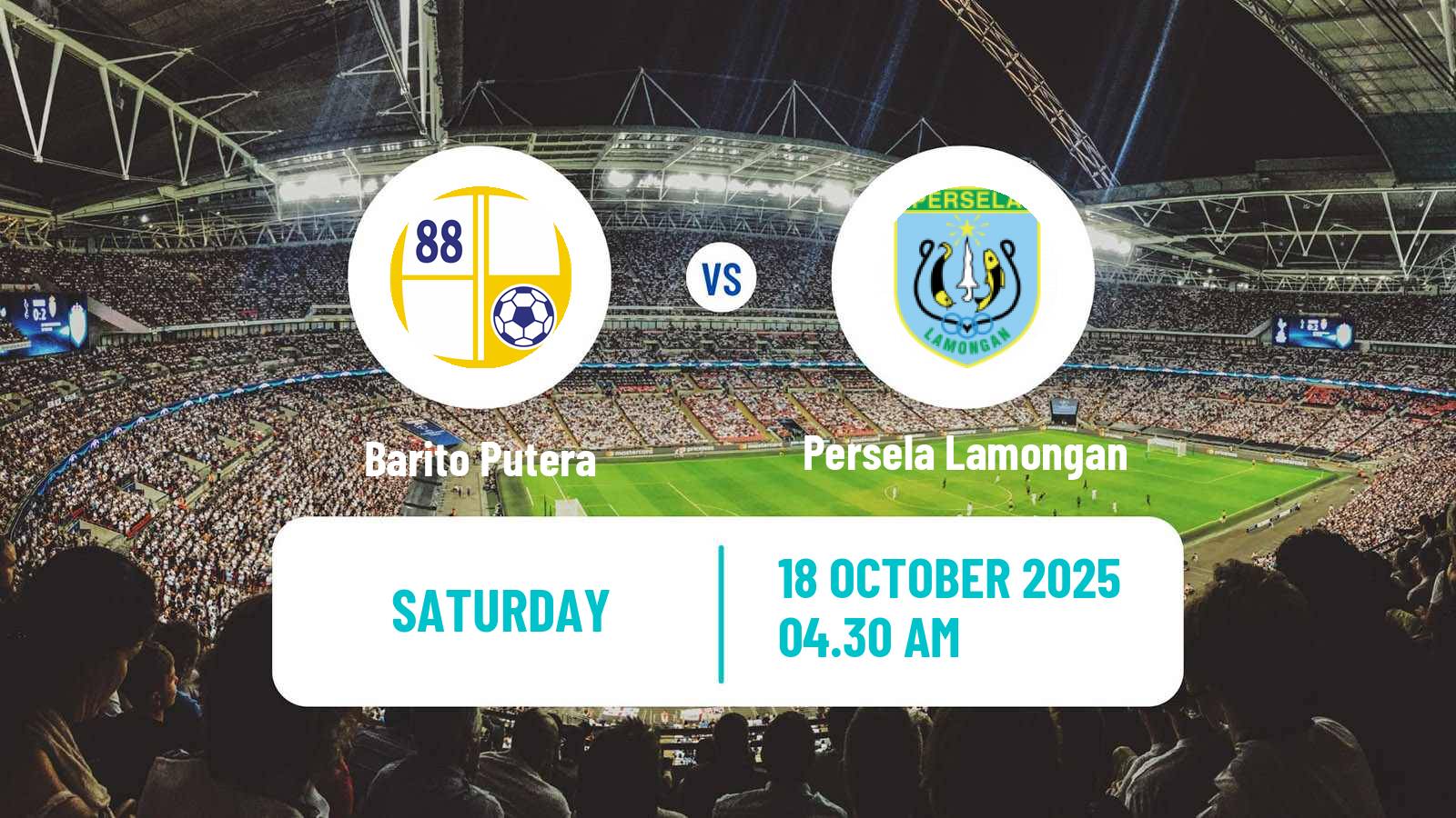 Football Indonesian Liga 2 Barito Putera - Persela Lamongan
