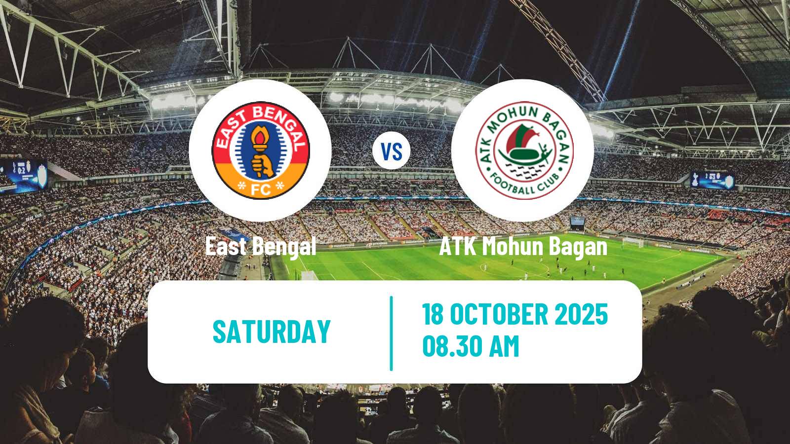 Soccer Indian IFA Shield East Bengal - ATK Mohun Bagan