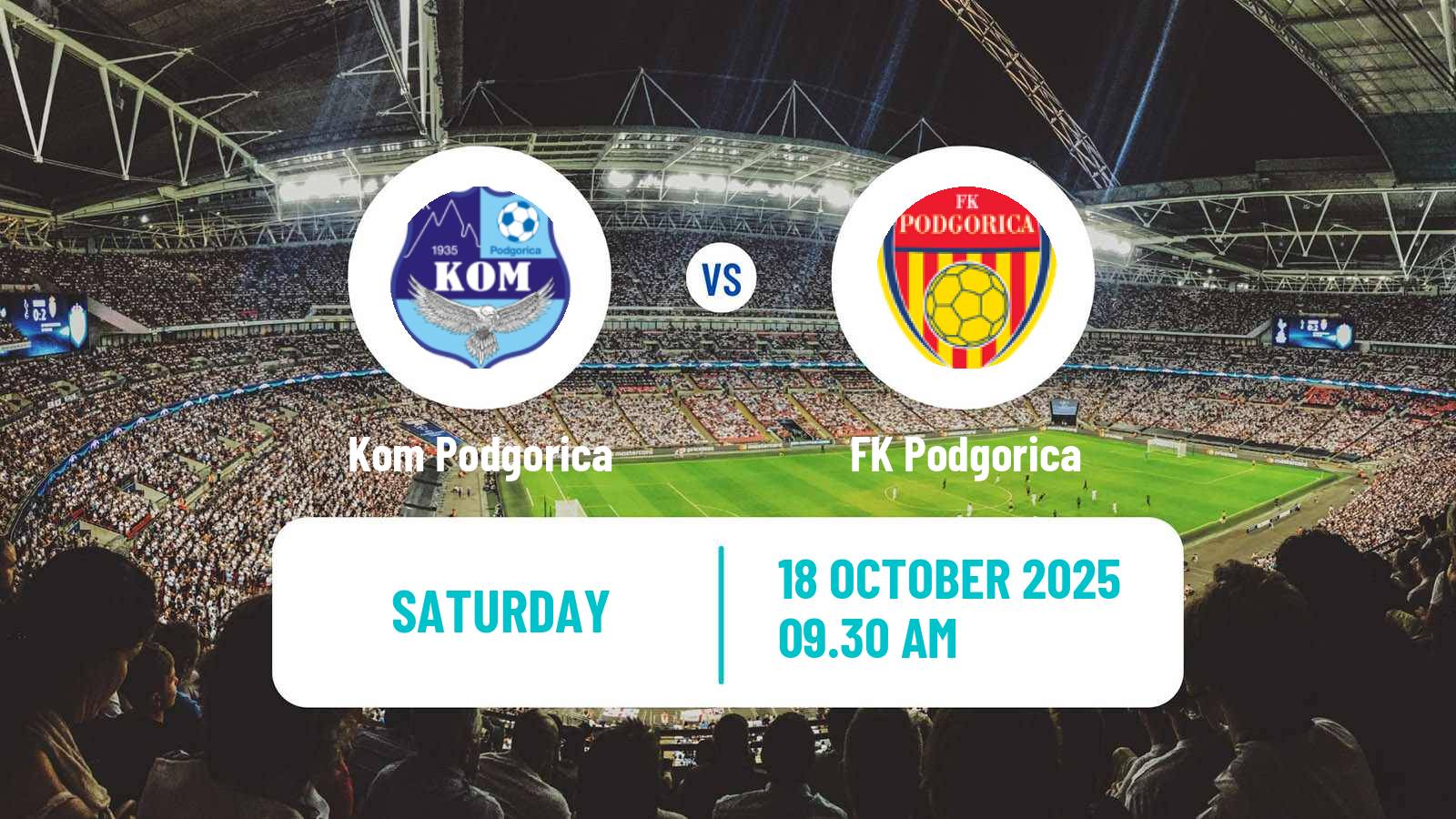 Football Montenegrin Druga Liga Kom Podgorica - Podgorica