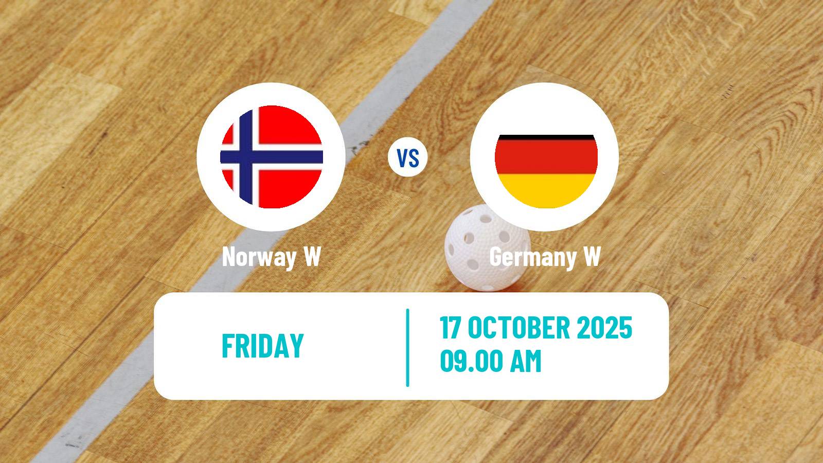 Floorball Friendly International Floorball Women Norway W - Germany W
