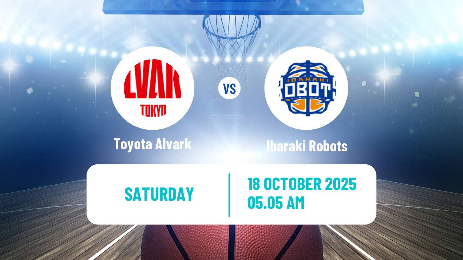 Basketball BJ League Toyota Alvark - Ibaraki Robots