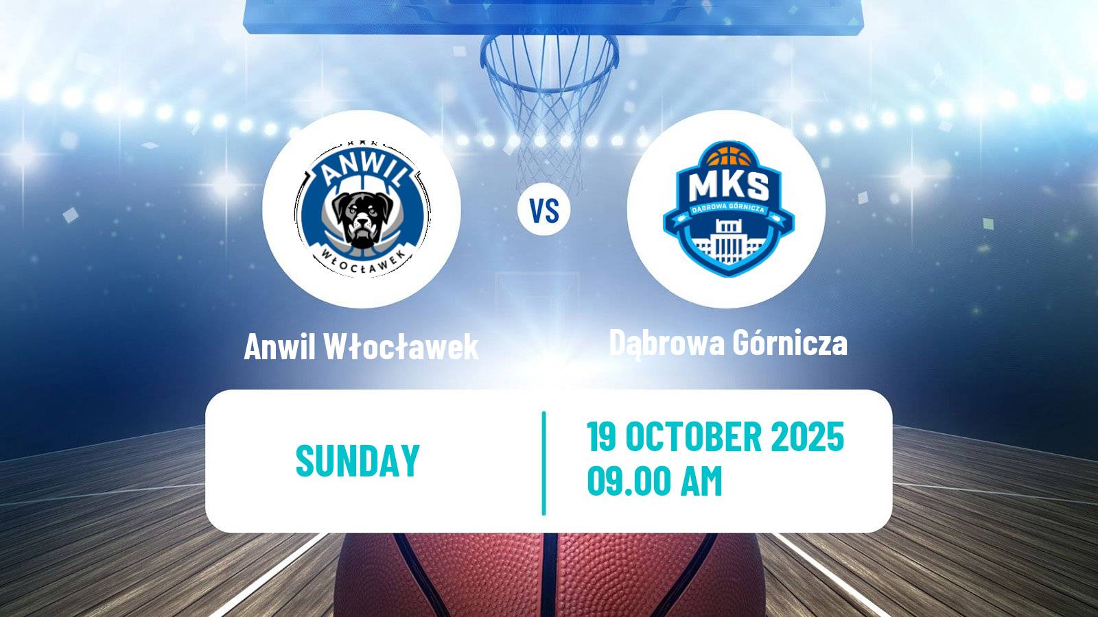 Basketball Polish Basket Liga Anwil Włocławek - Dąbrowa Górnicza