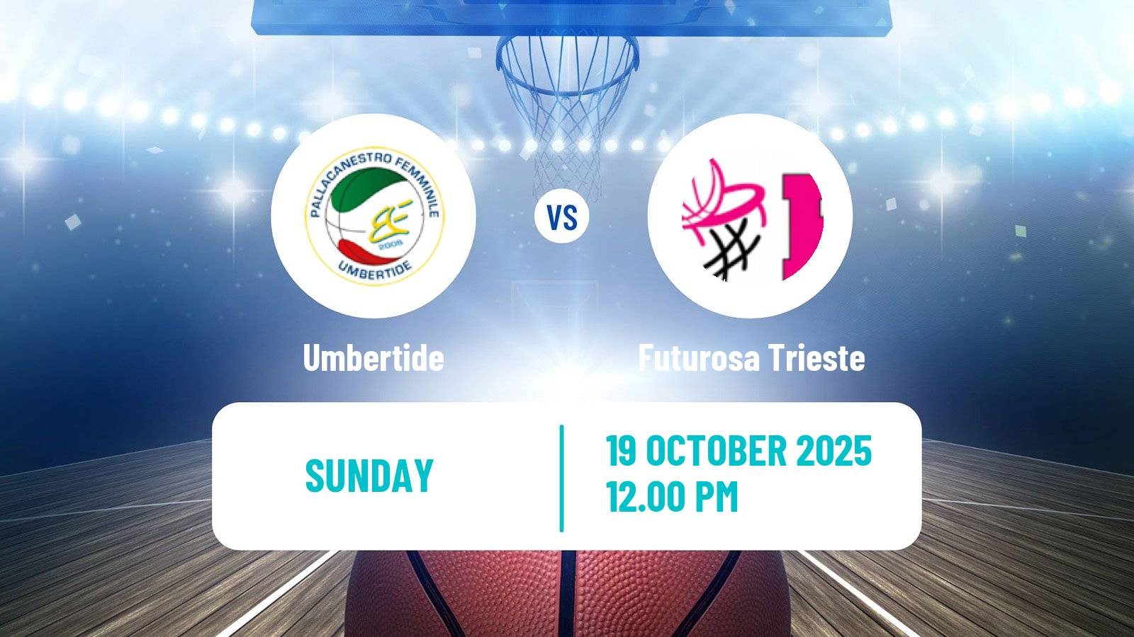 Basketball Serie A2 Basketball Women Group B Umbertide - Futurosa Trieste