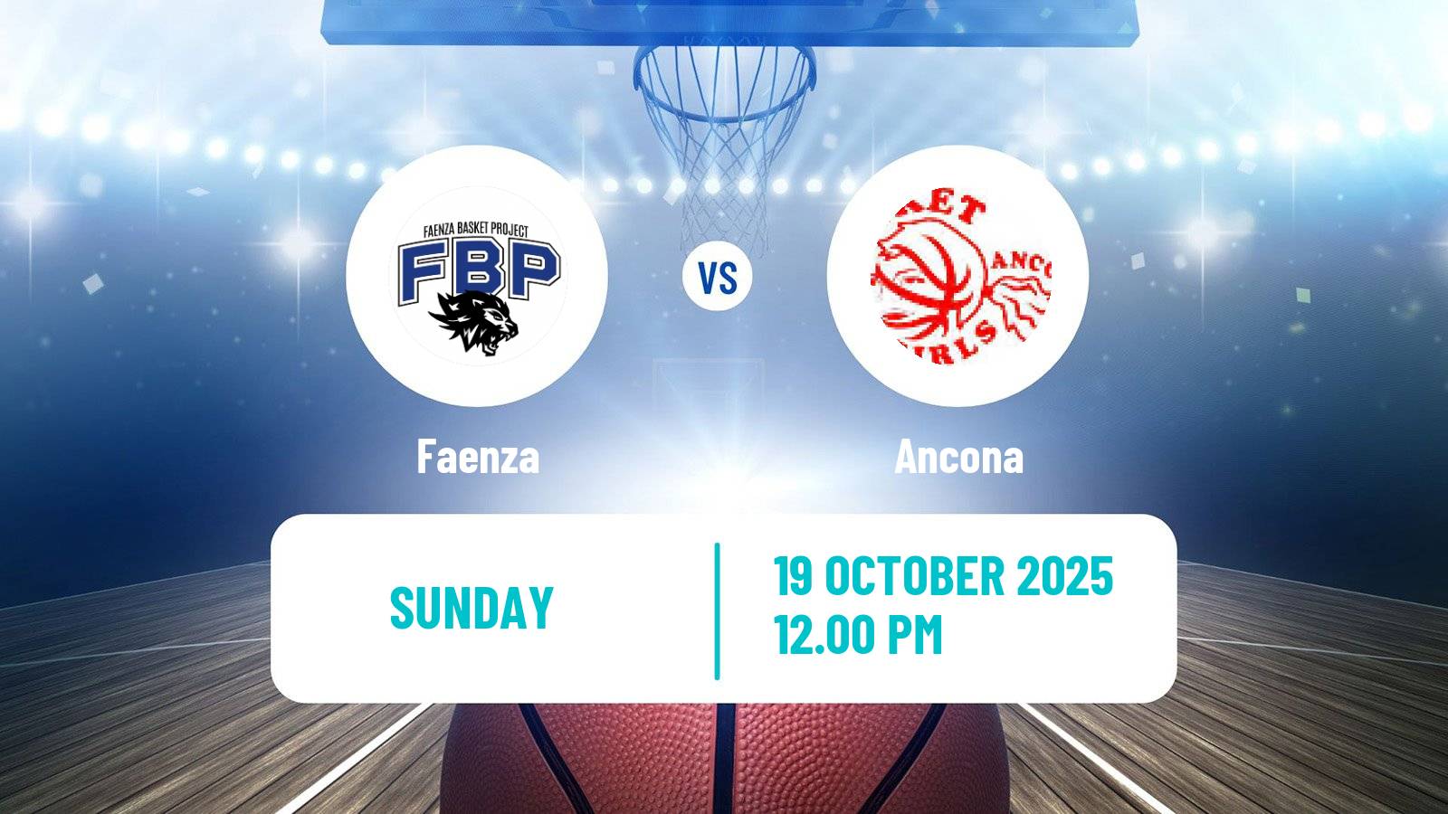 Basketball Serie A2 Basketball Women Group B Faenza - Ancona