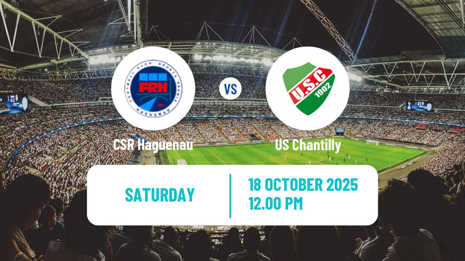 Football French National 2 - Group B Haguenau - Chantilly