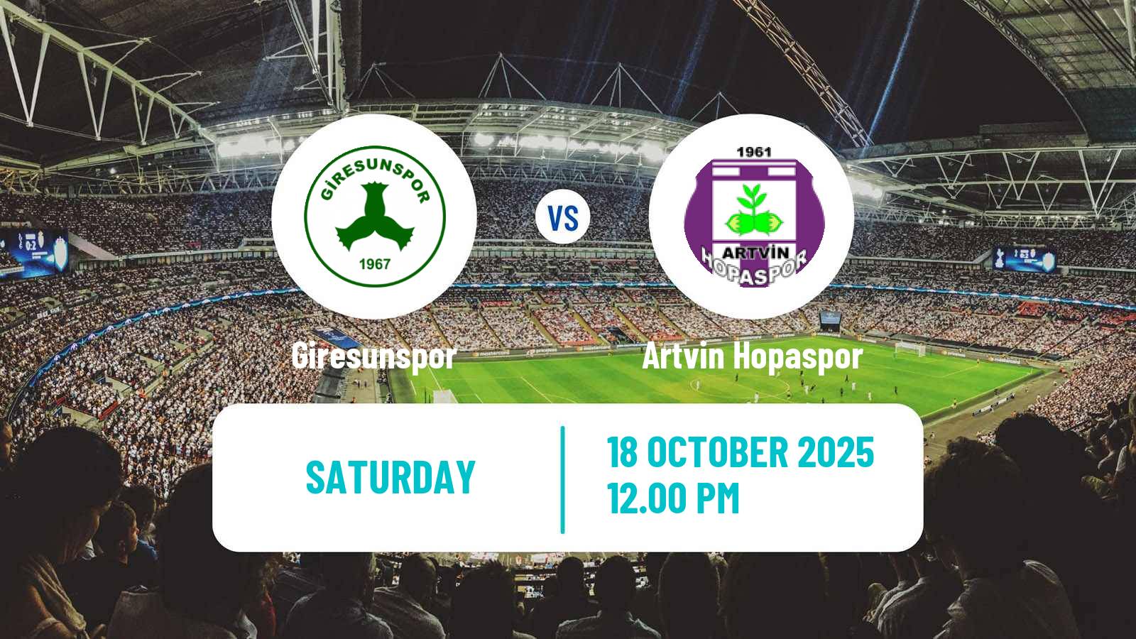 Football Turkish 3 Lig Group 3 Giresunspor - Artvin Hopaspor