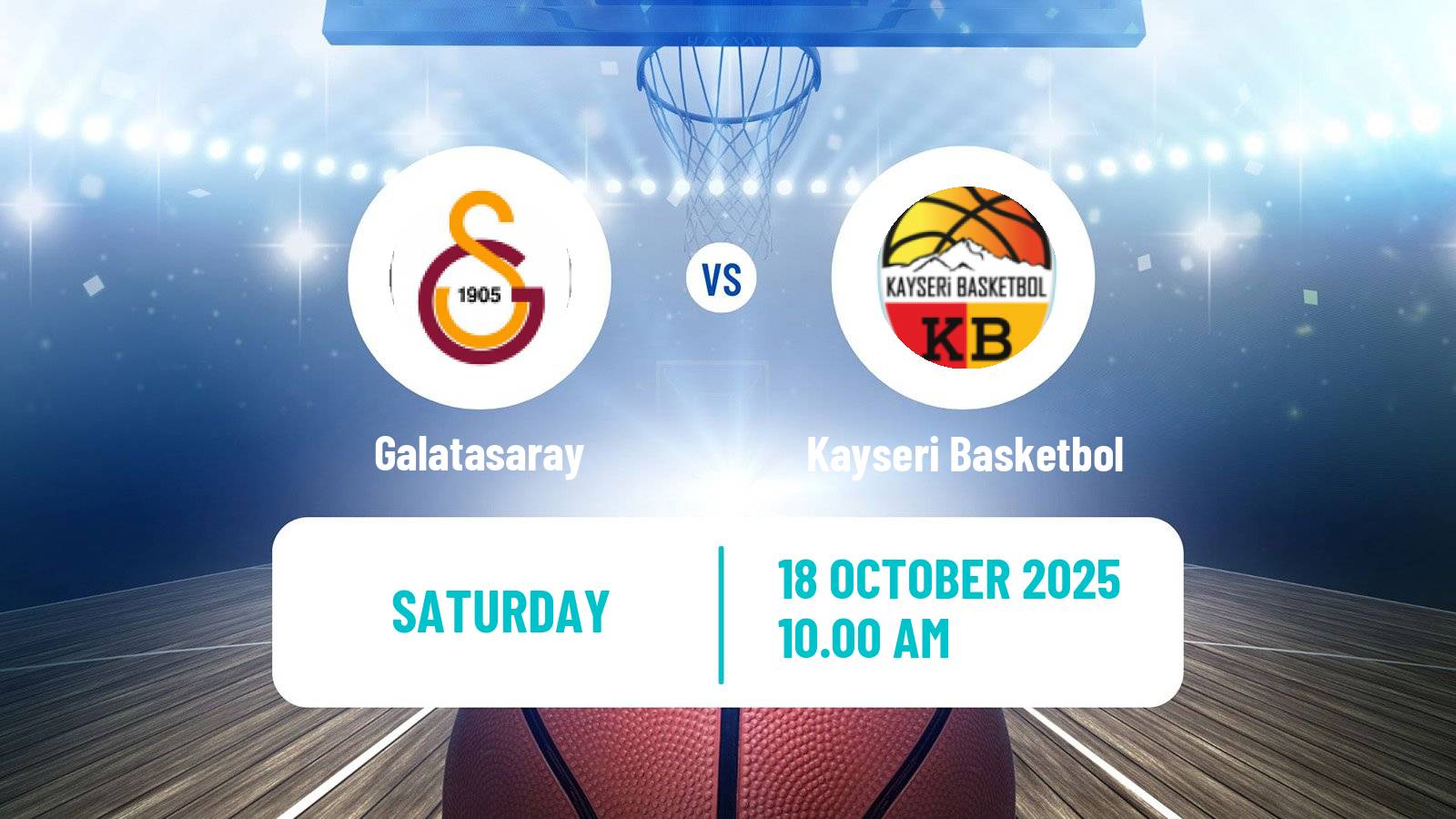 Basketball Turkish Basketball League Women Galatasaray - Kayseri Basketbol