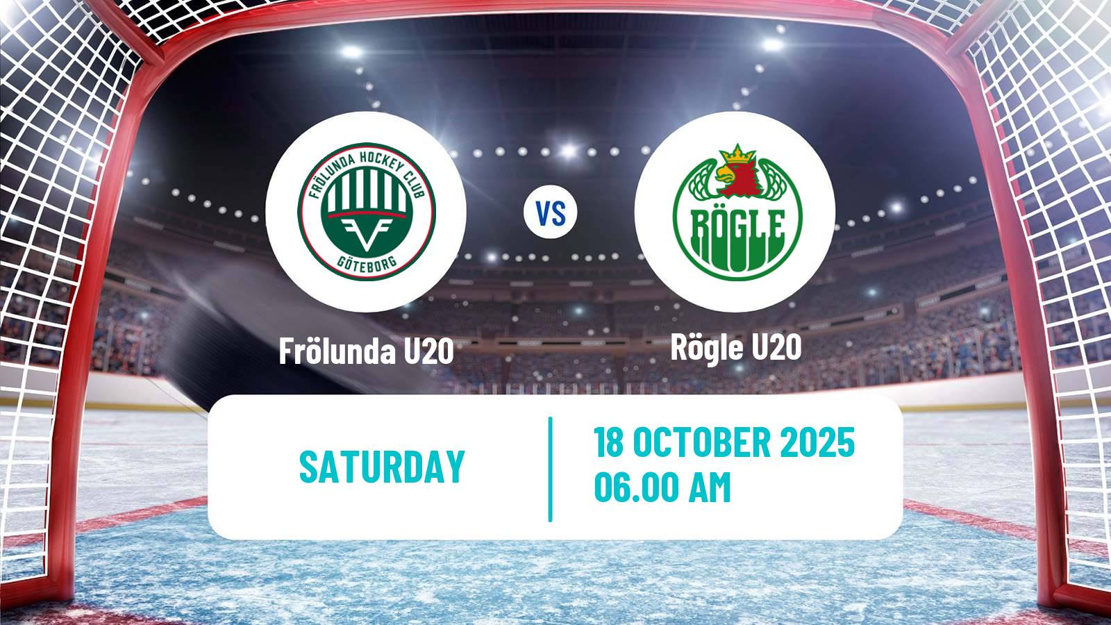 Hockey Swedish Superelit U20 Hockey Frölunda U20 - Rögle U20