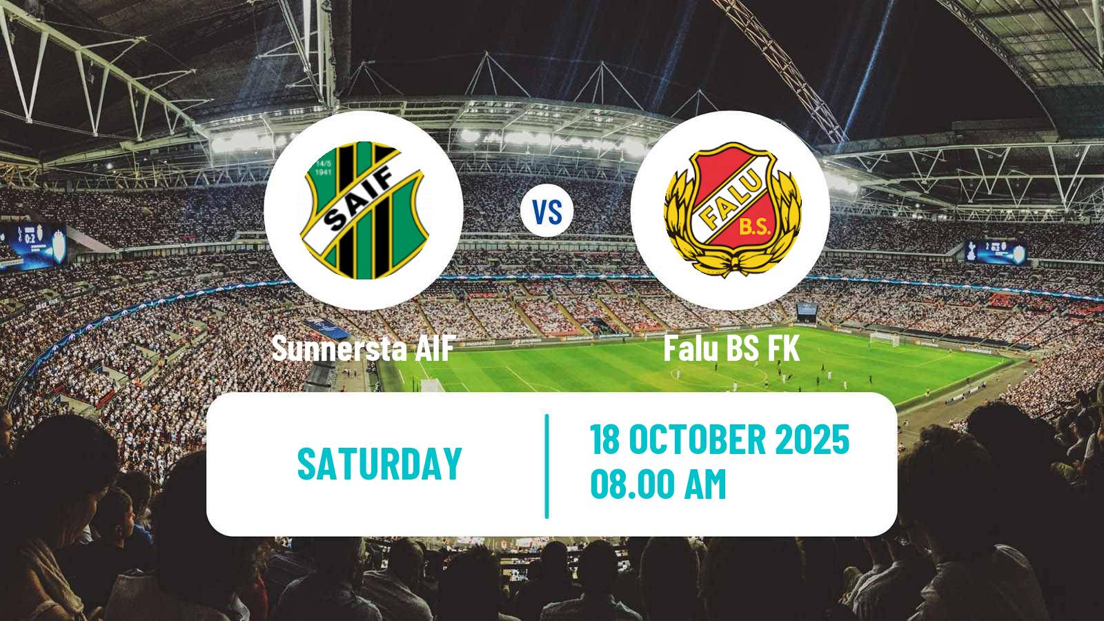 Football Swedish Division 2 - Norra Svealand Sunnersta AIF - Falu