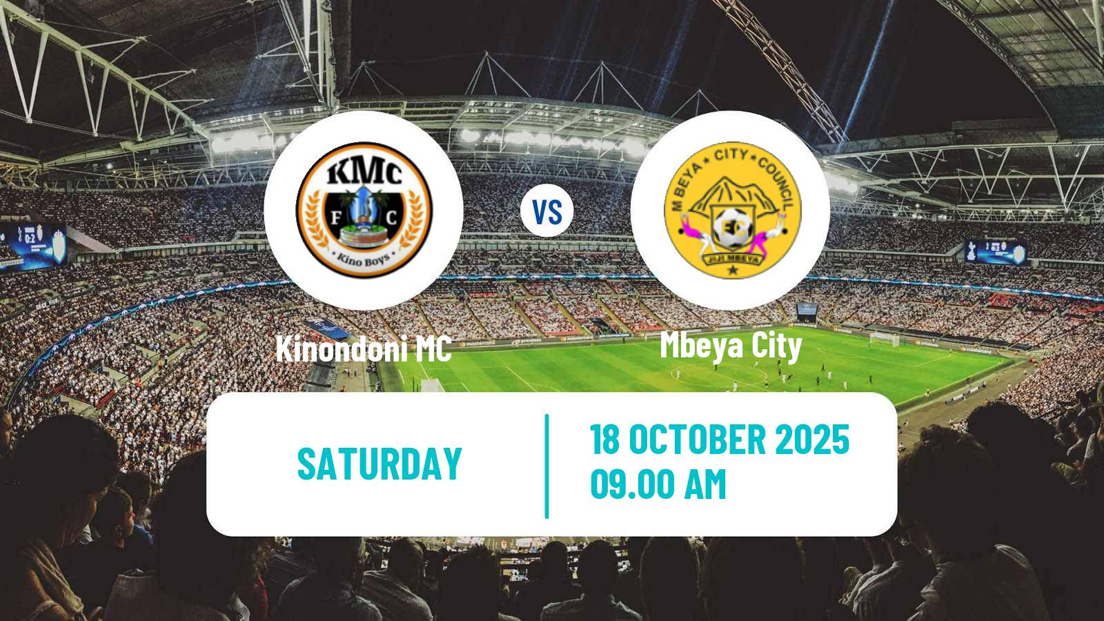 Football Tanzanian Premier League Kinondoni MC - Mbeya City