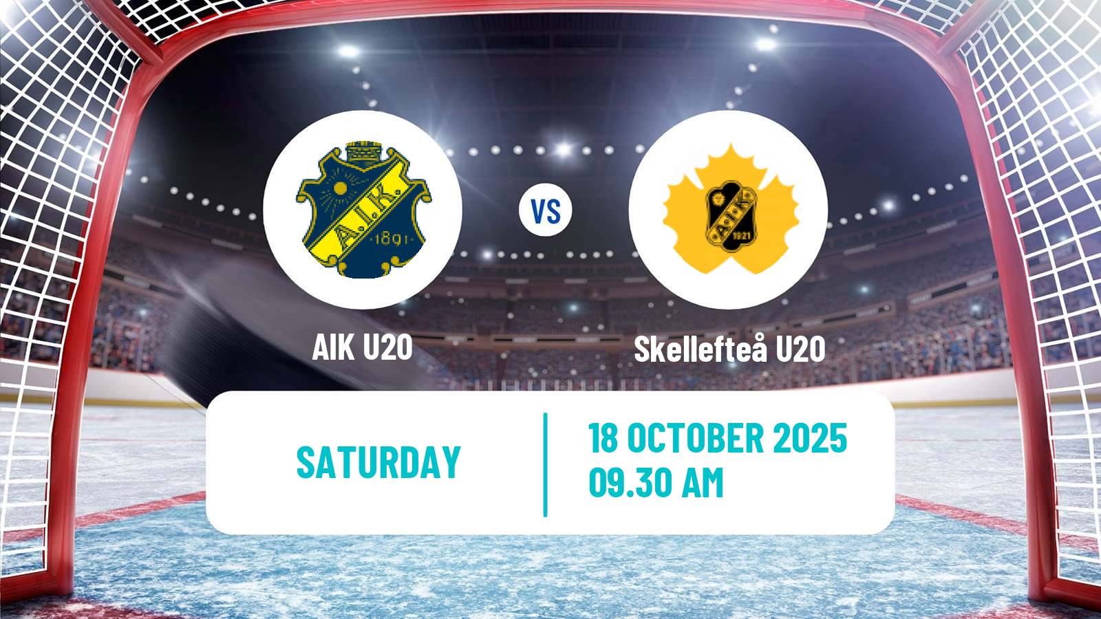 Hockey Swedish Superelit U20 Hockey AIK U20 - Skellefteå U20