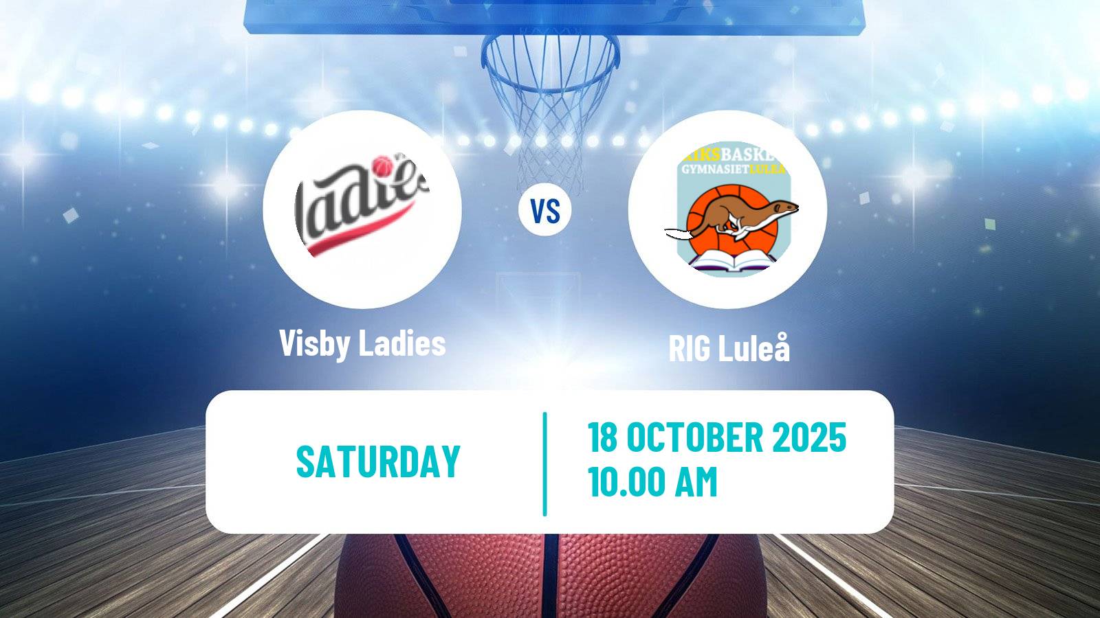 Basketball Swedish Basketligan Women Visby - RIG Luleå