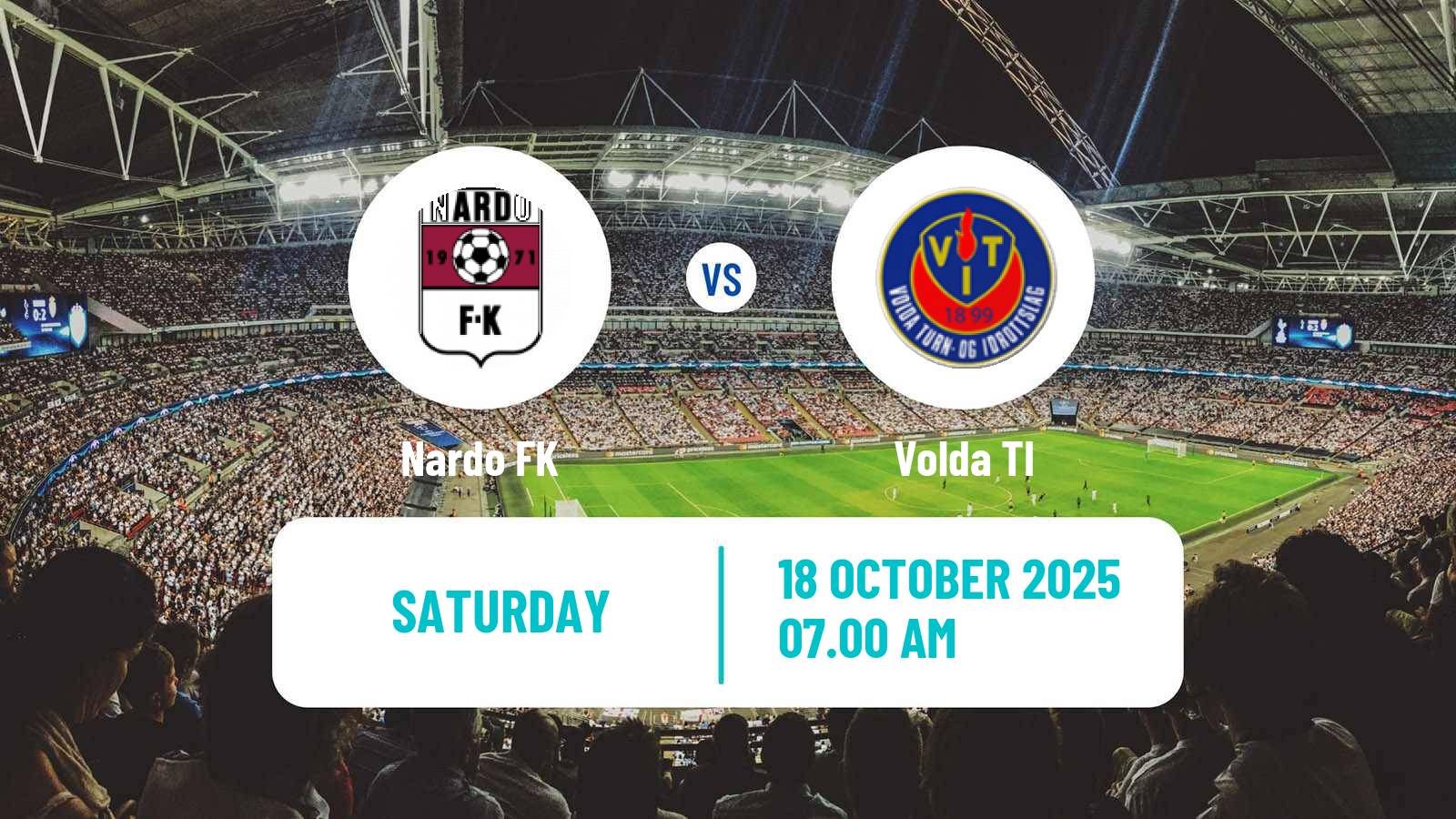 Football Norwegian Division 3 - Group 2 Nardo - Volda
