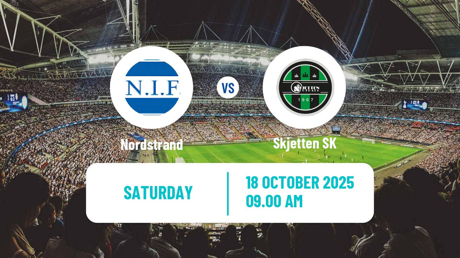 Football Norwegian Division 3 - Group 3 Nordstrand - Skjetten
