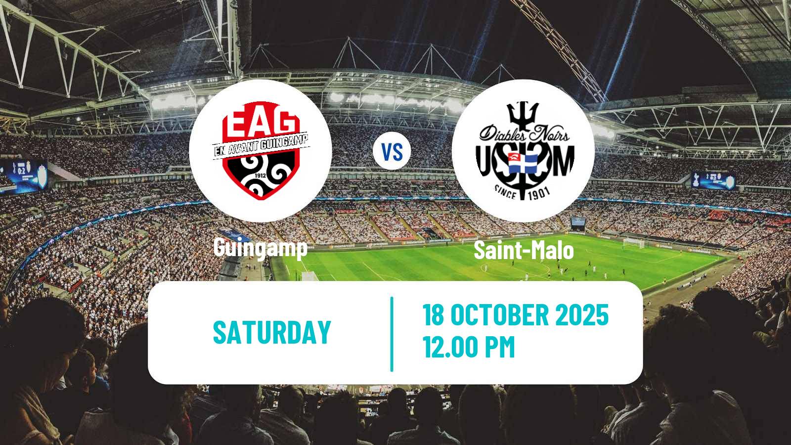 Football French Division 2 Women Guingamp - Saint-Malo