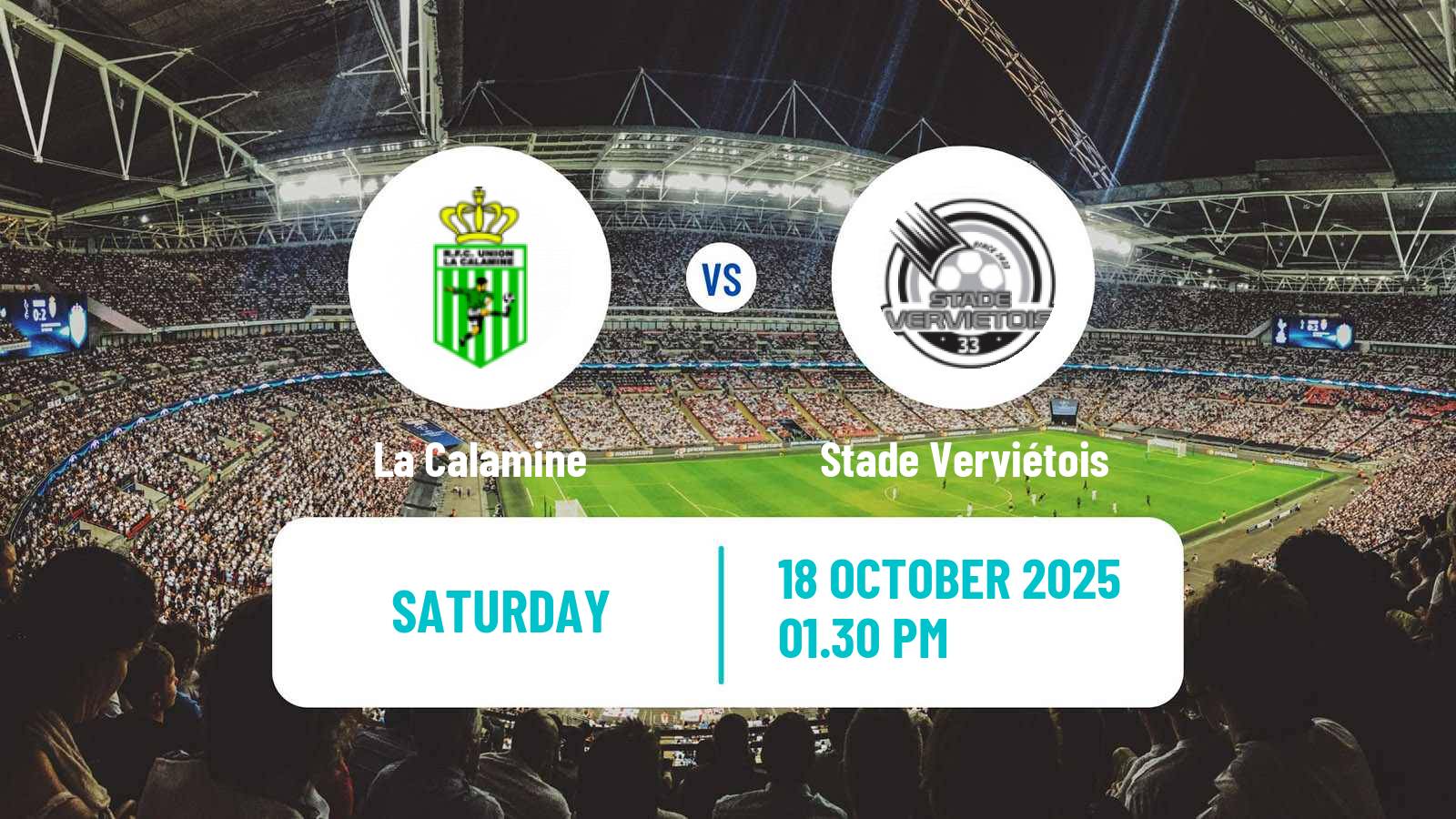 Football Belgian Second Amateur Division Group C La Calamine - Stade Verviétois