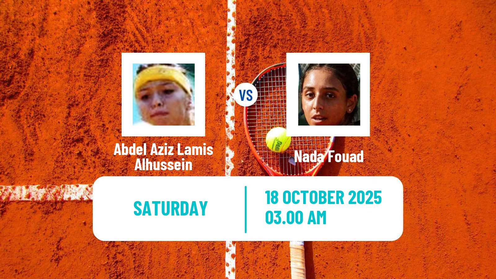 Tennis ITF W15 Sharm Elsheikh 15 Women Abdel Aziz Lamis Alhussein - Nada Fouad