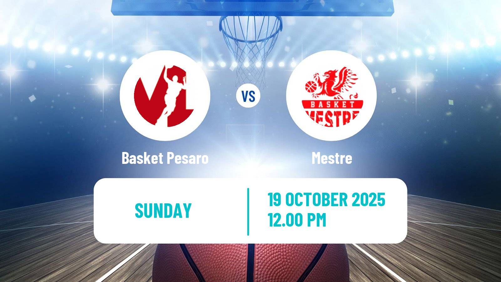 Basketball Italian Serie A2 Basketball Basket Pesaro - Mestre Basketball Italian Serie A2 Basketball Basket Pesaro - Mestre