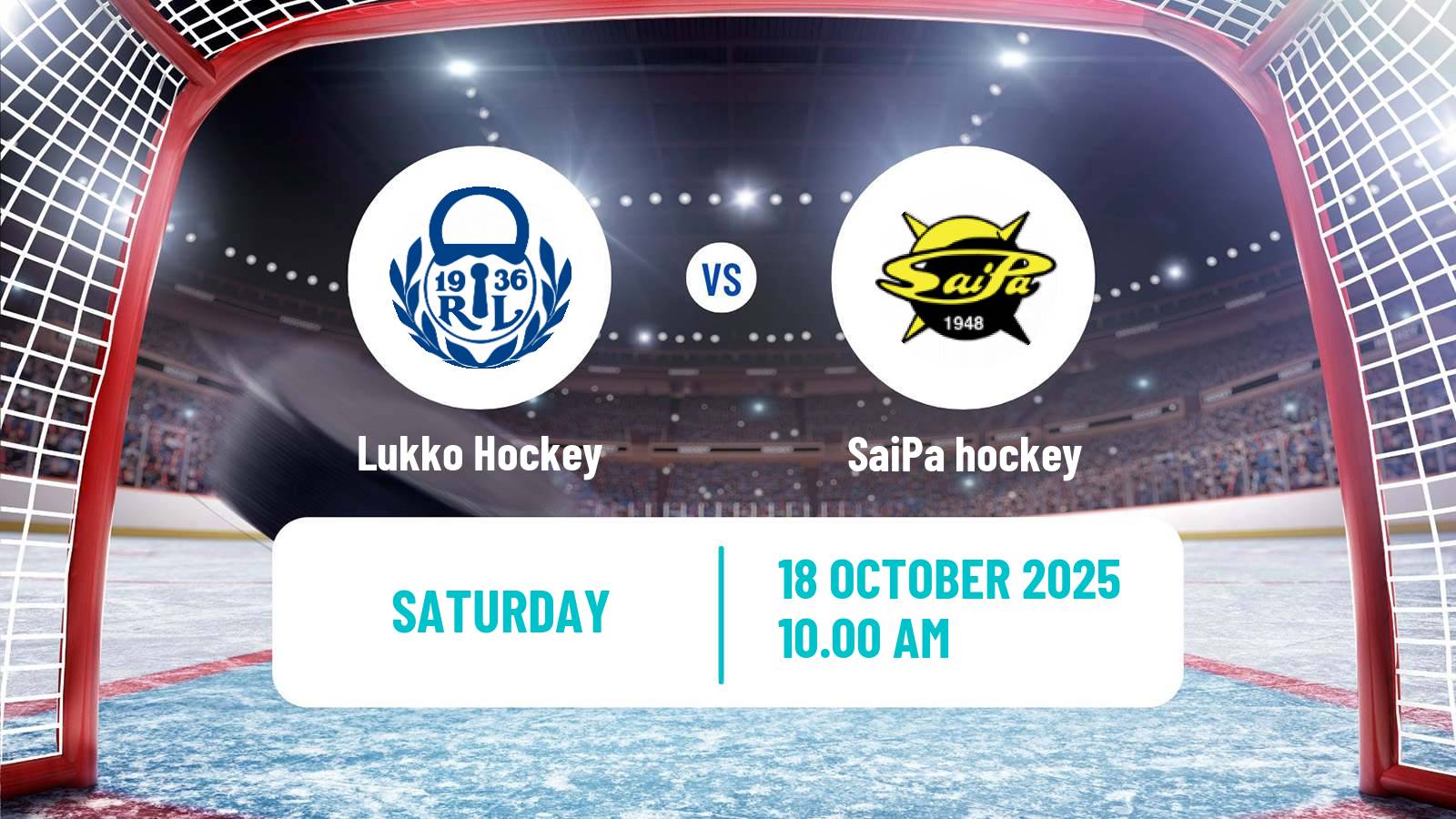 Hockey Finnish SM-liiga Lukko - SaiPa